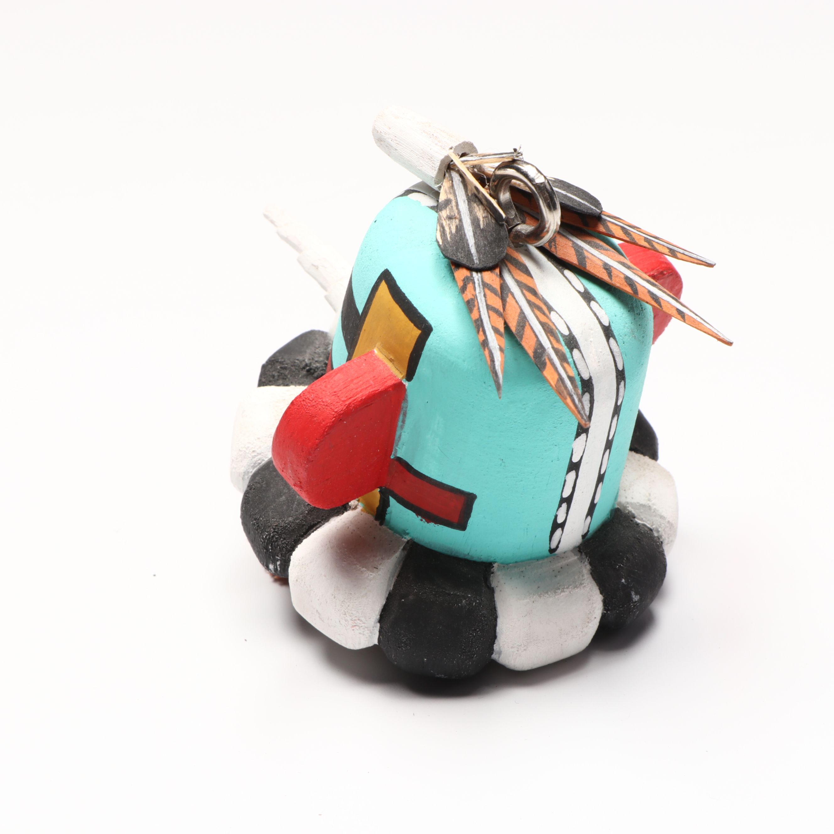 Handmade Polychrome Kachina Doll Heads