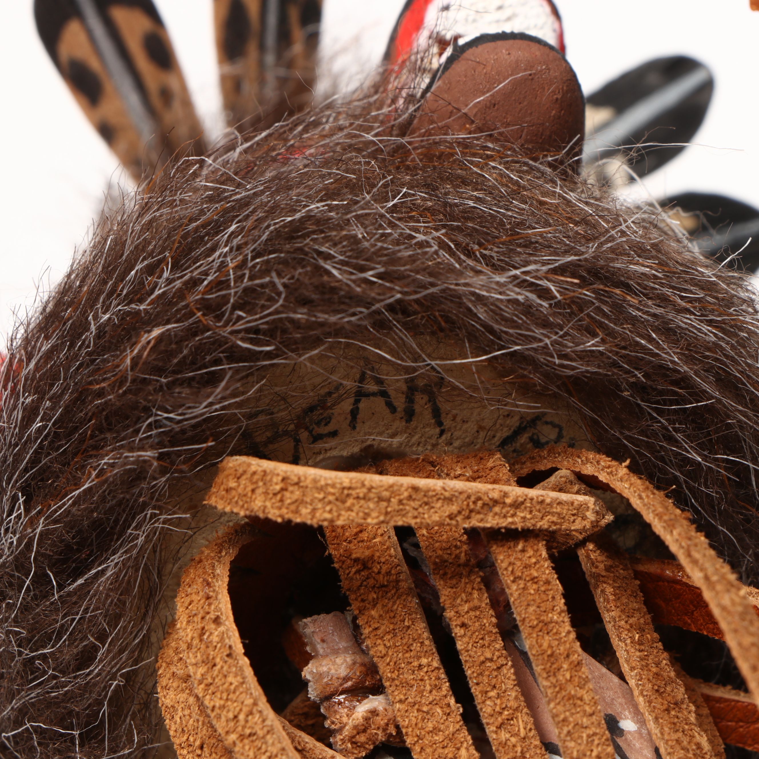 Handmade Polychrome Kachina Doll Heads