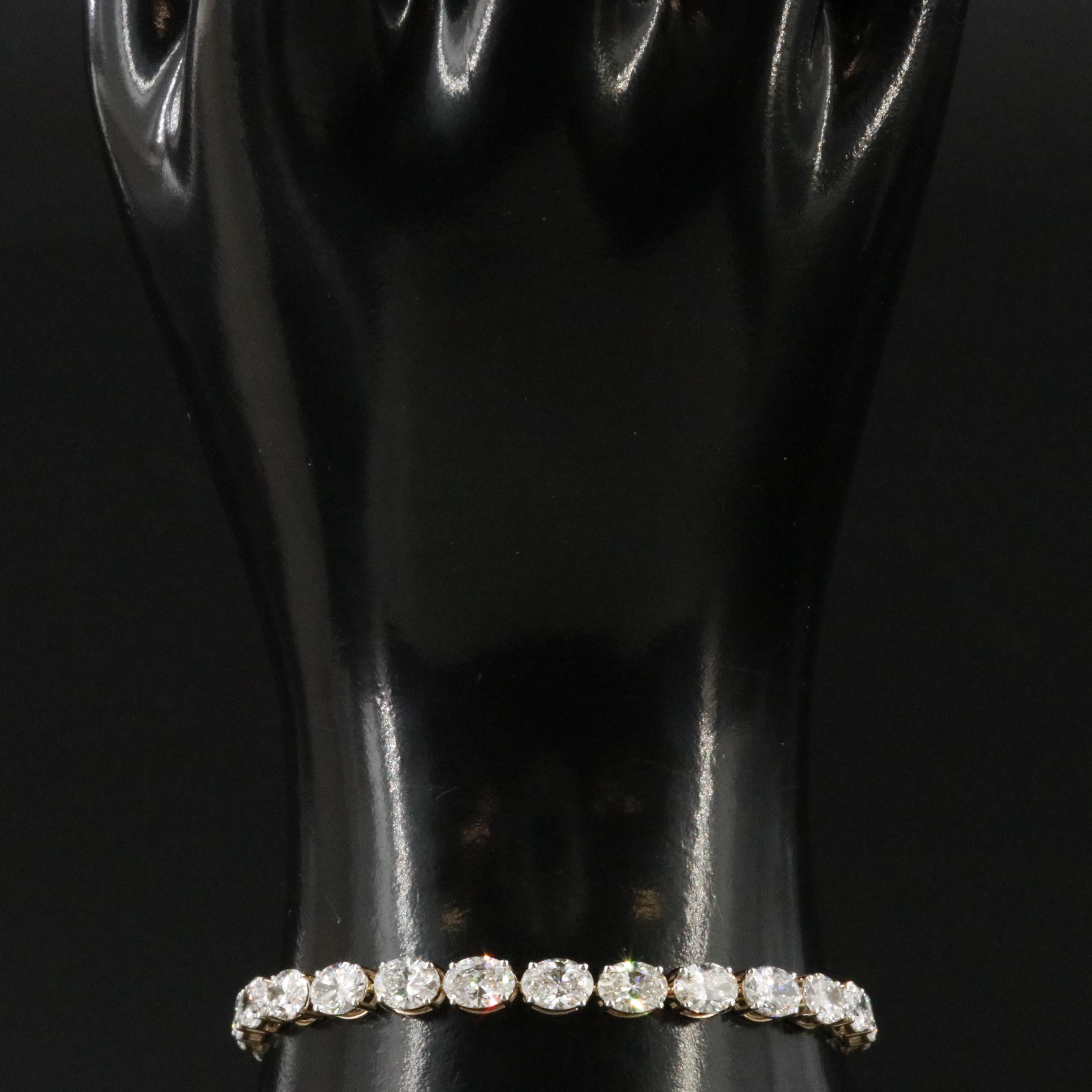 14K 14.53 CTW Lab Grown Diamond Line Bracelet