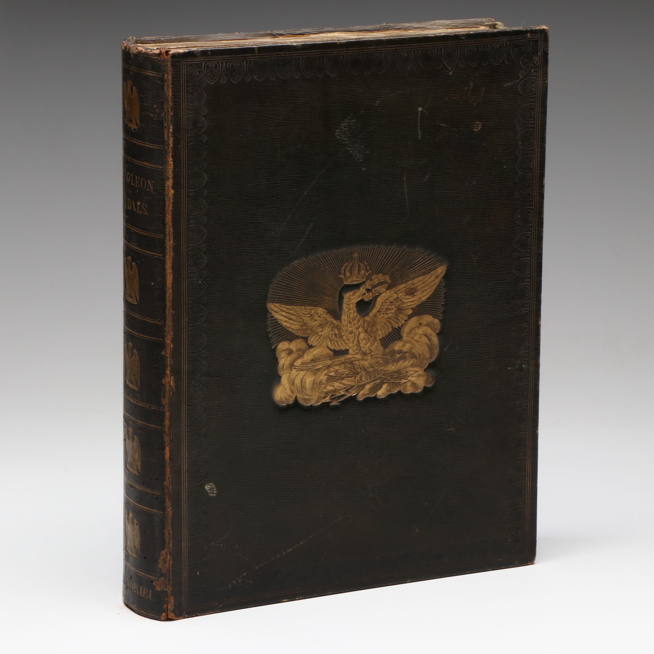 Bertrand Andrieu Set of Ten Uniface Cliché Napoleonic Medals, Circa 1810