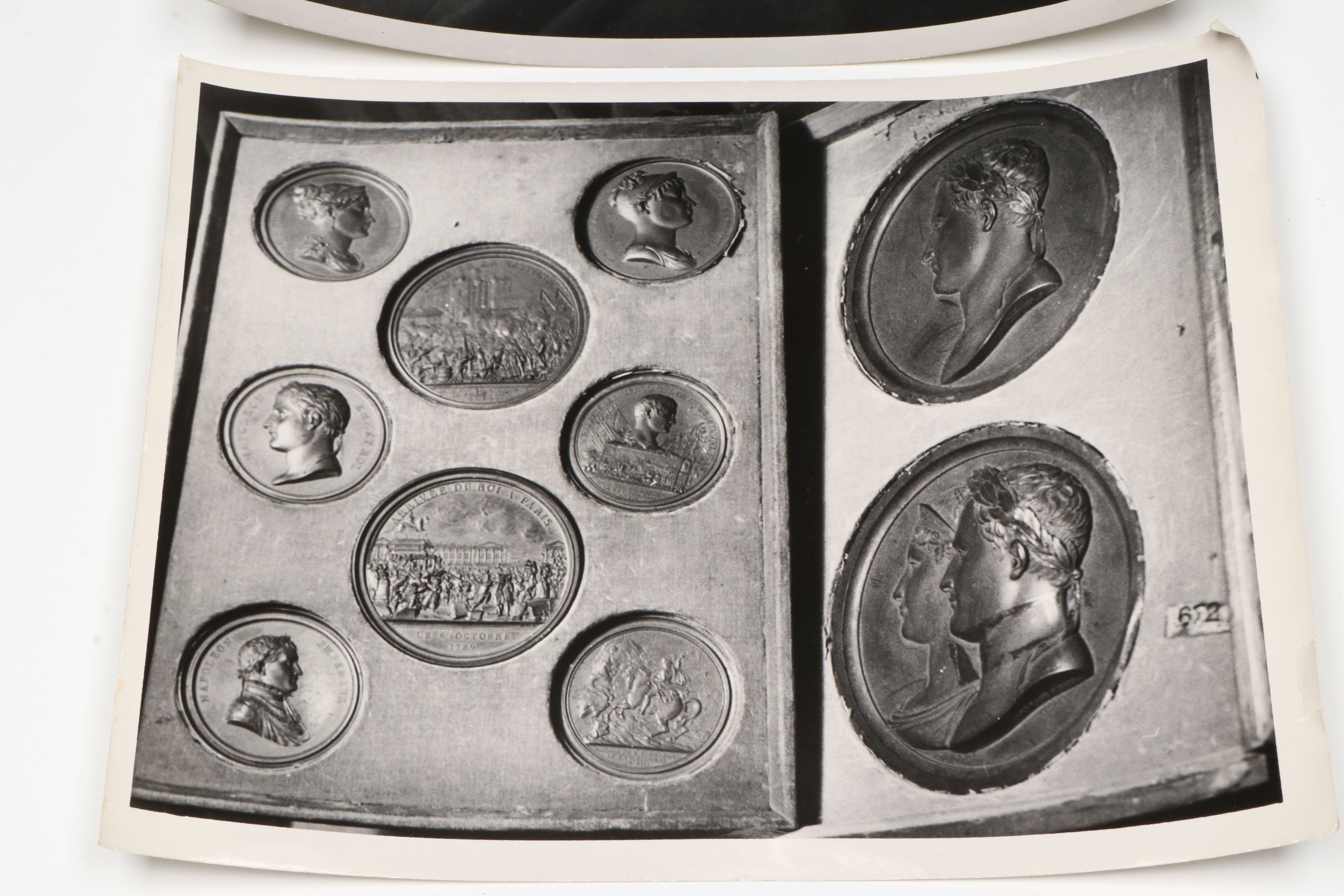 Bertrand Andrieu Set of Ten Uniface Cliché Napoleonic Medals, Circa 1810
