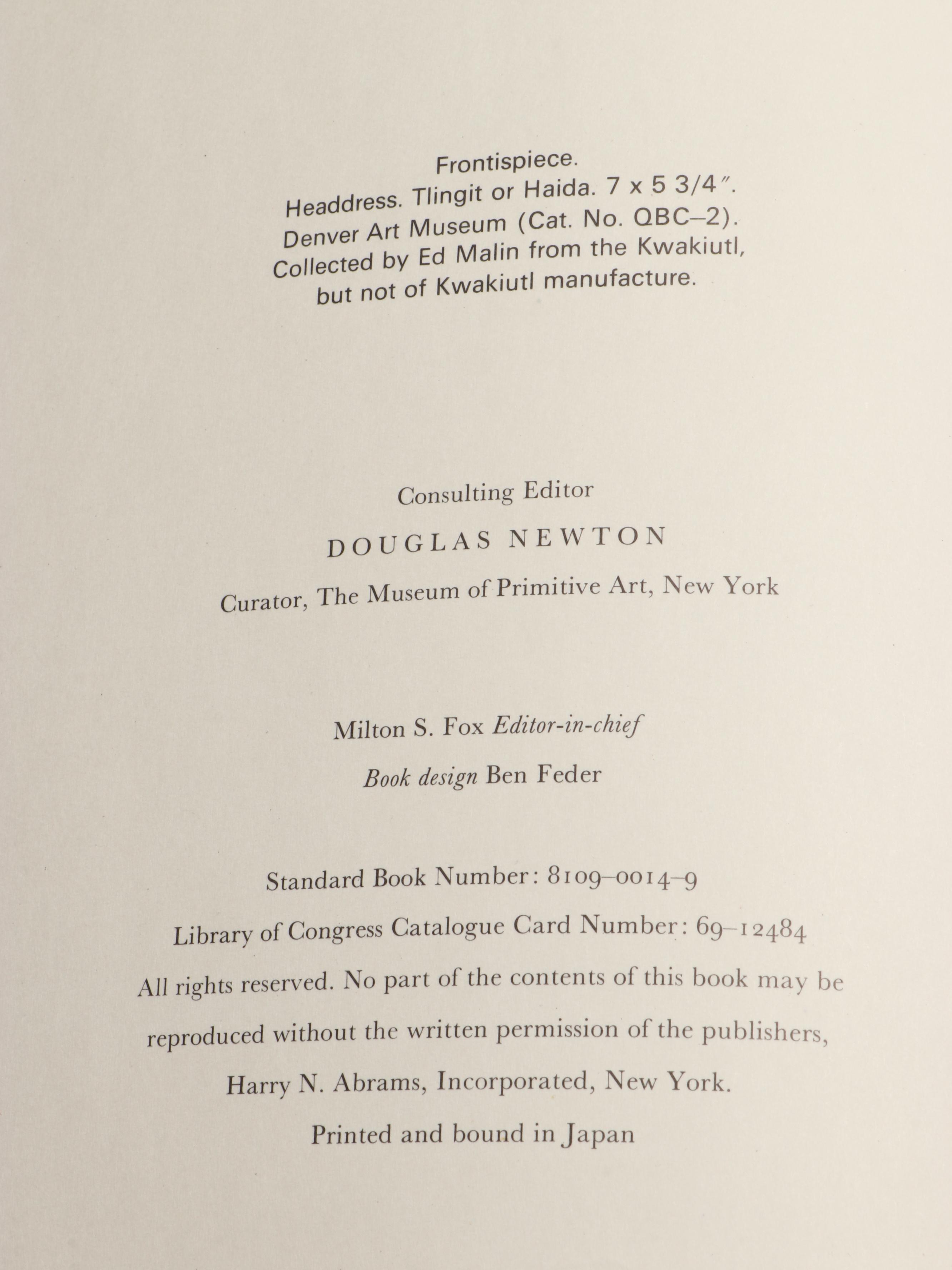 "American Indian Art" by Norman Feder, 1965