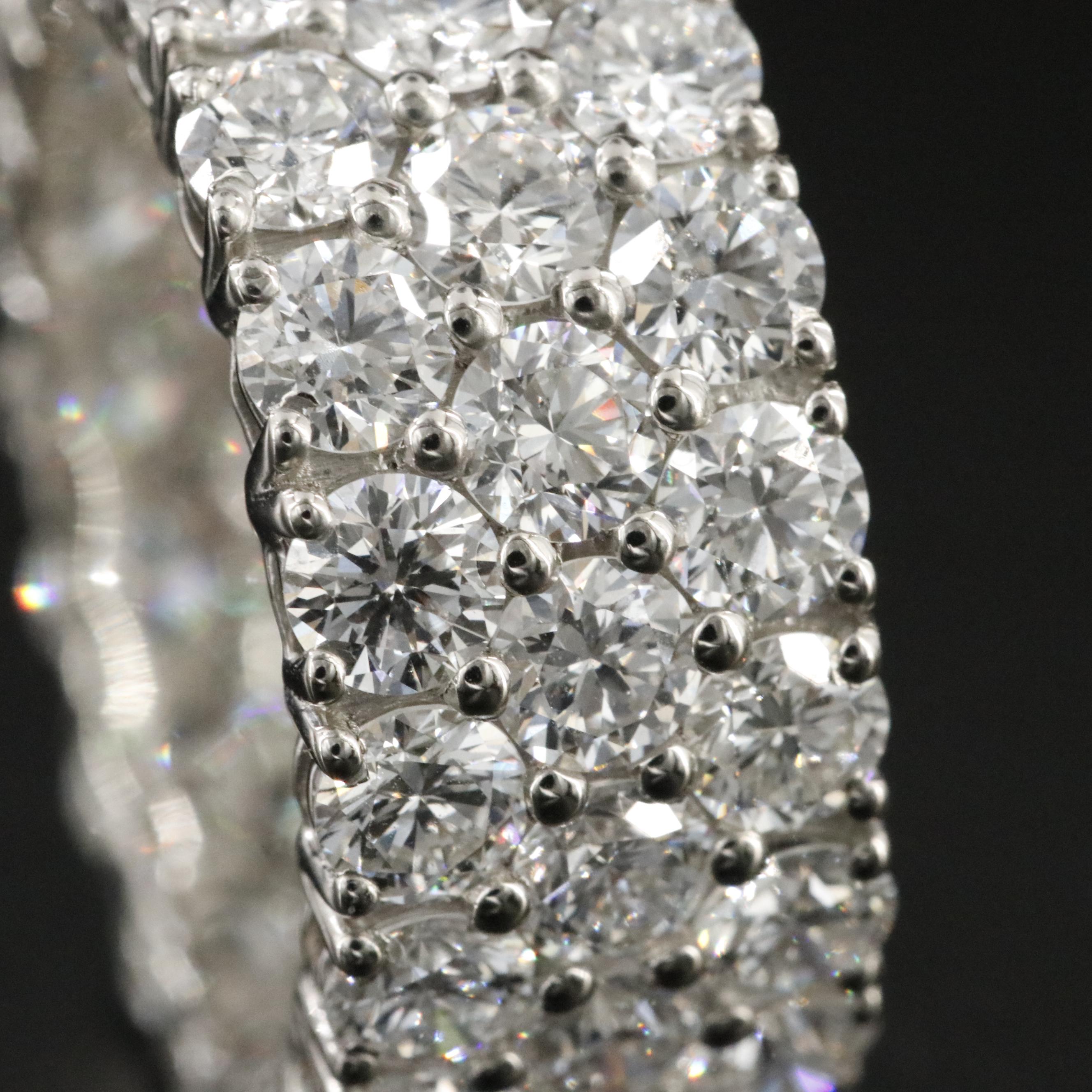 Platinum 7.90 CTW Lab Grown Diamond Eternity Band