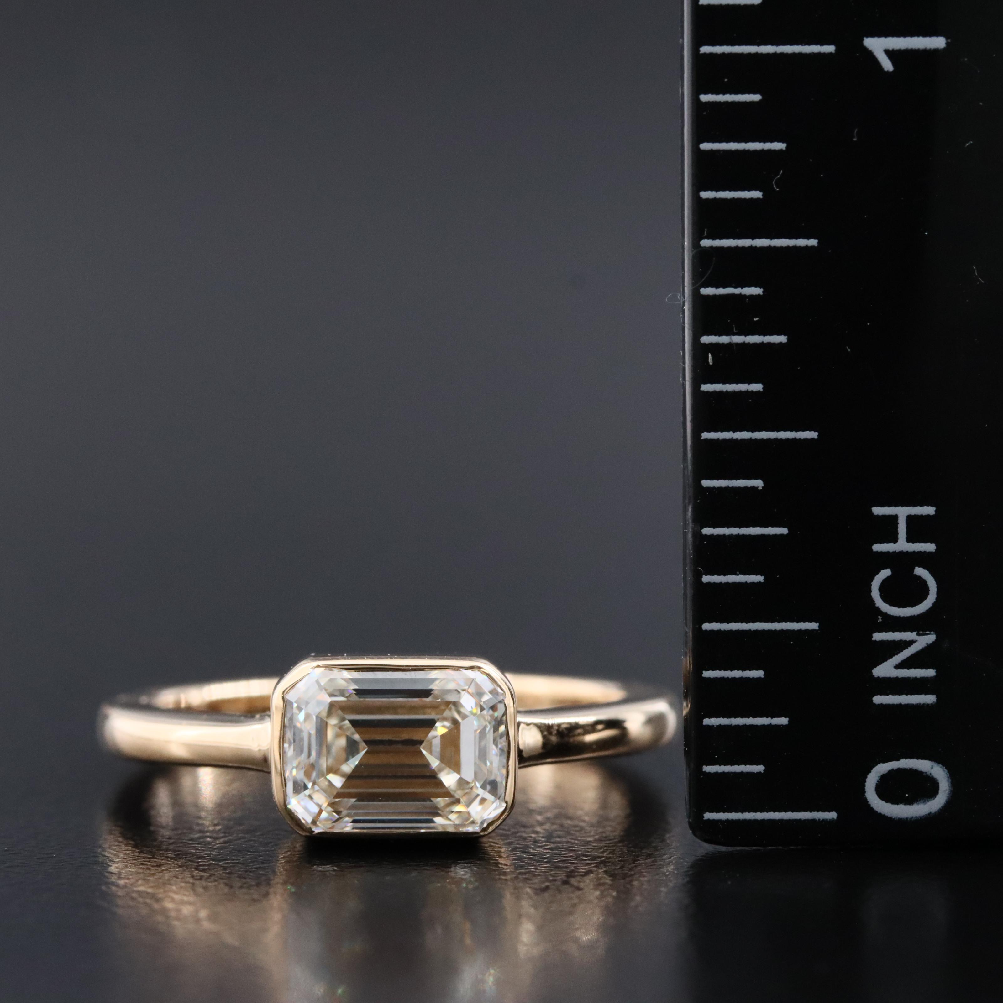 14K 1.50 CT Diamond Solitaire Ring with GIA Report