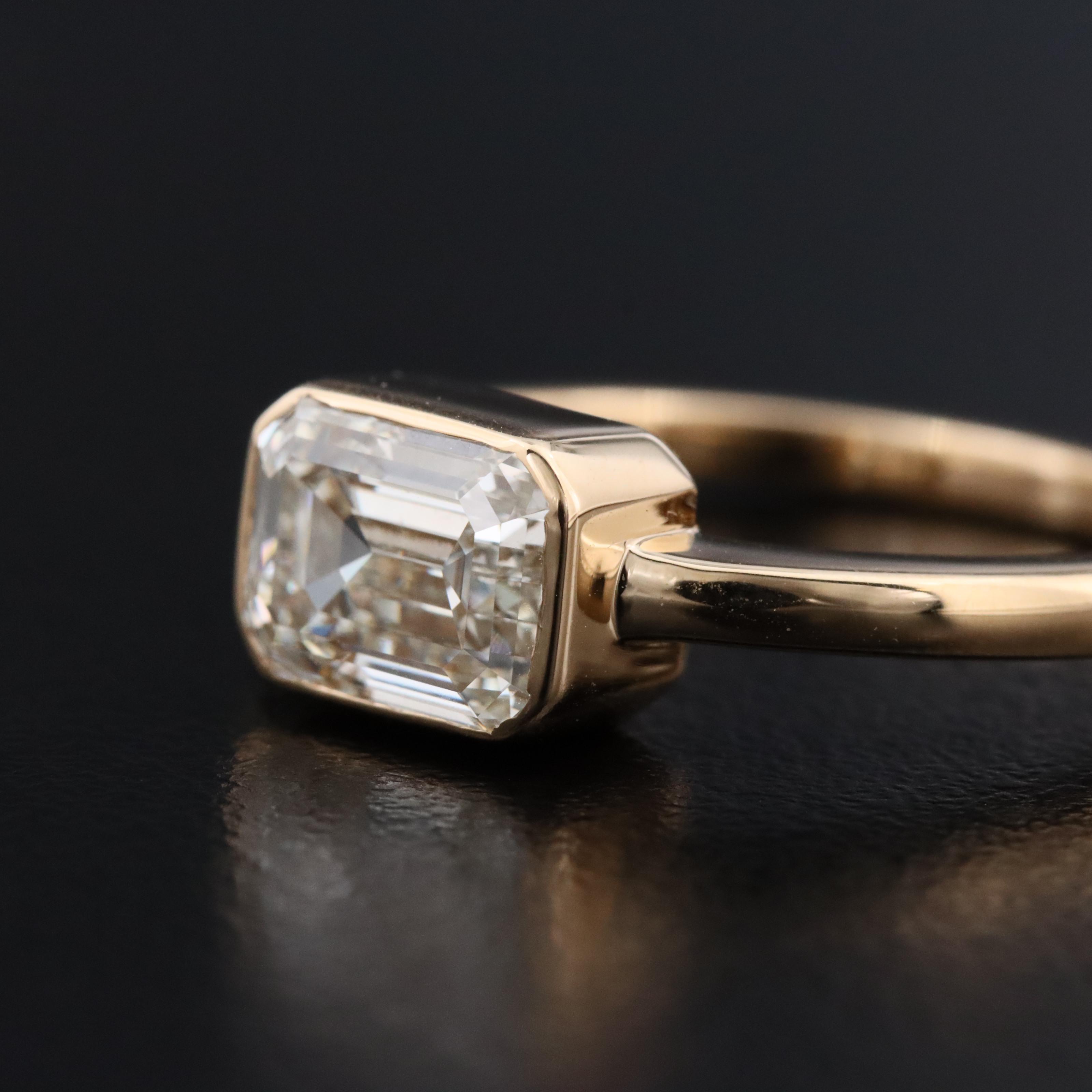 14K 1.50 CT Diamond Solitaire Ring with GIA Report