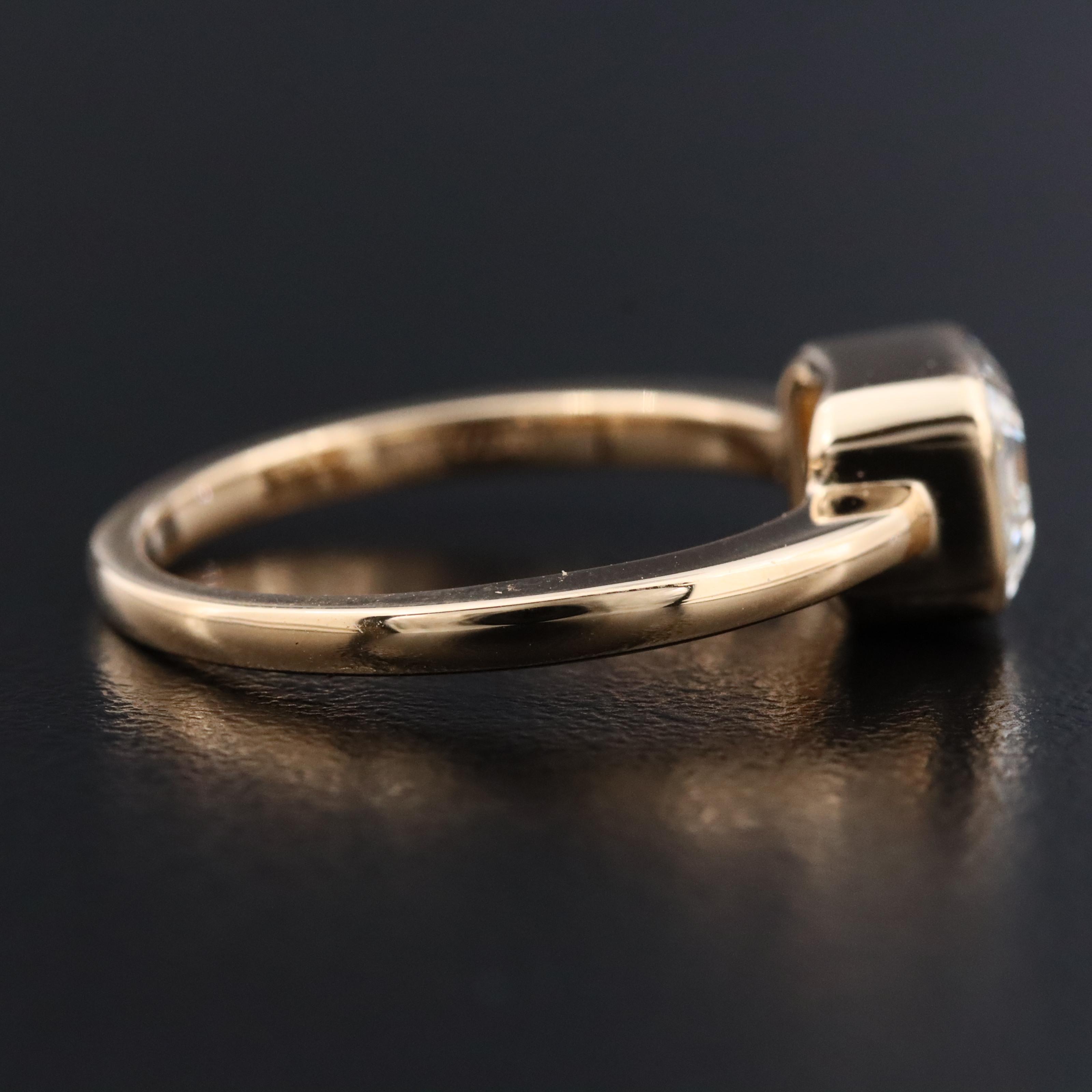 14K 1.50 CT Diamond Solitaire Ring with GIA Report