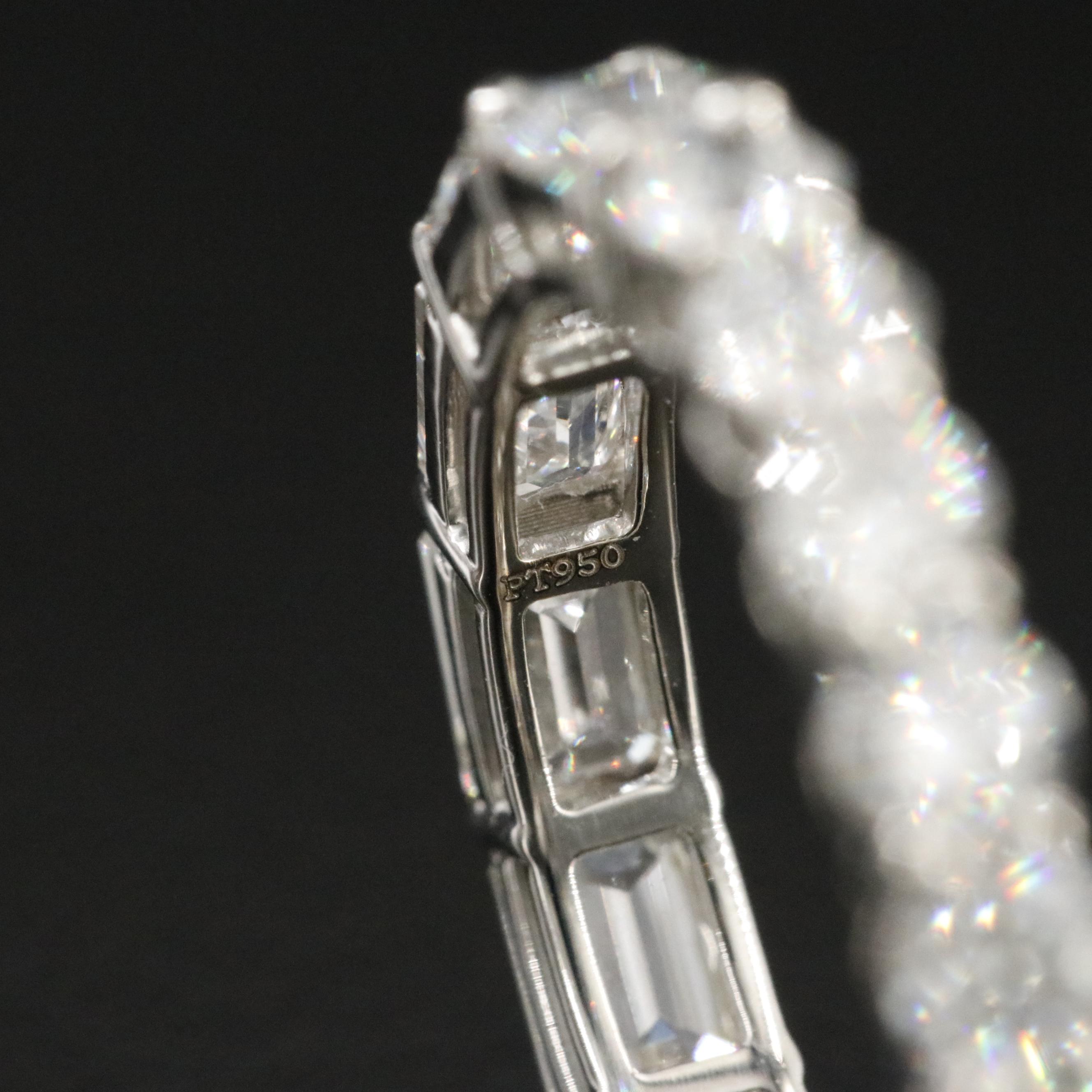 Platinum 3.29 CTW Lab Grown Diamond Eternity Band