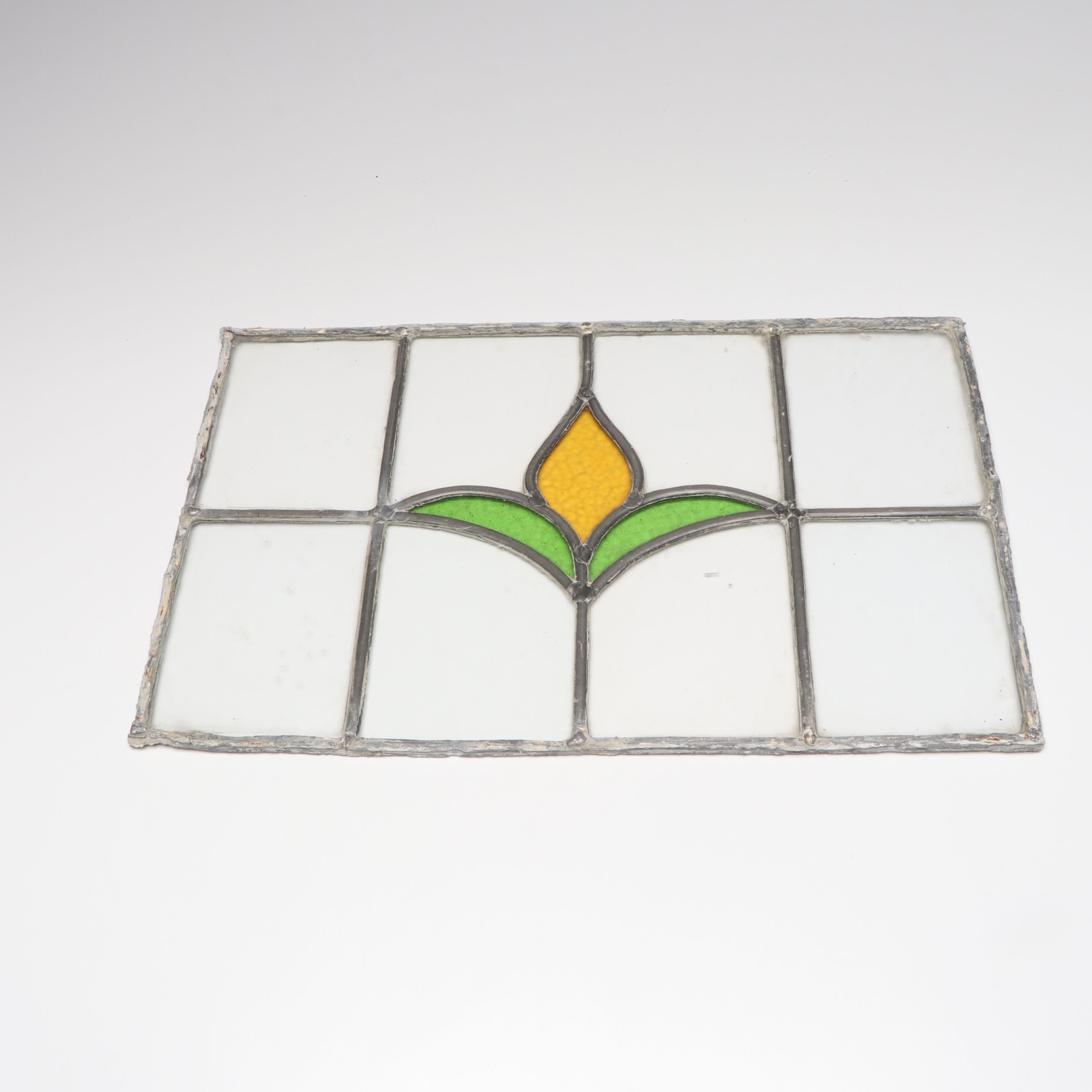 Arts and Crafts Stained Glass Panels