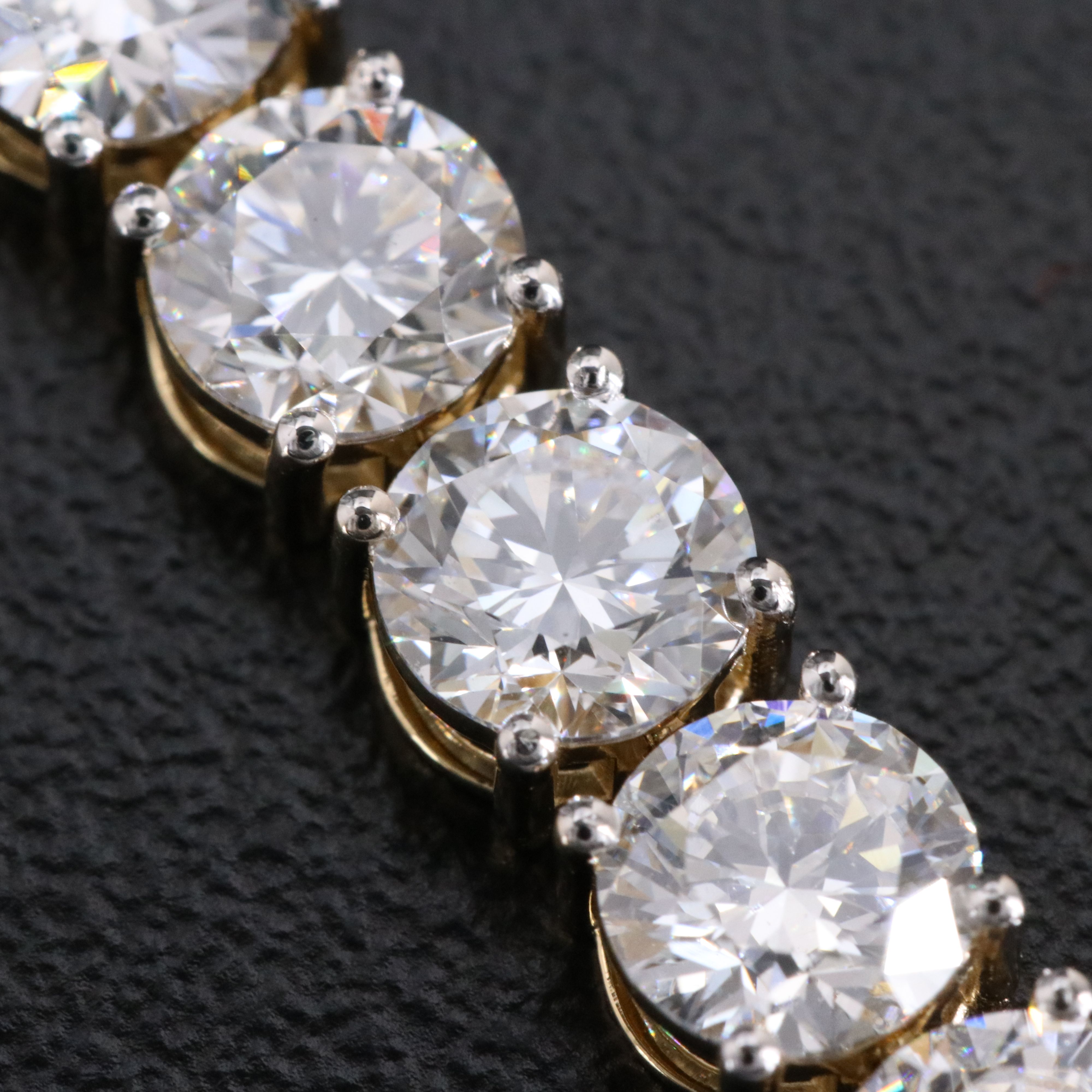 14K 18.26 CTW Lab Grown Diamond Line Bracelet