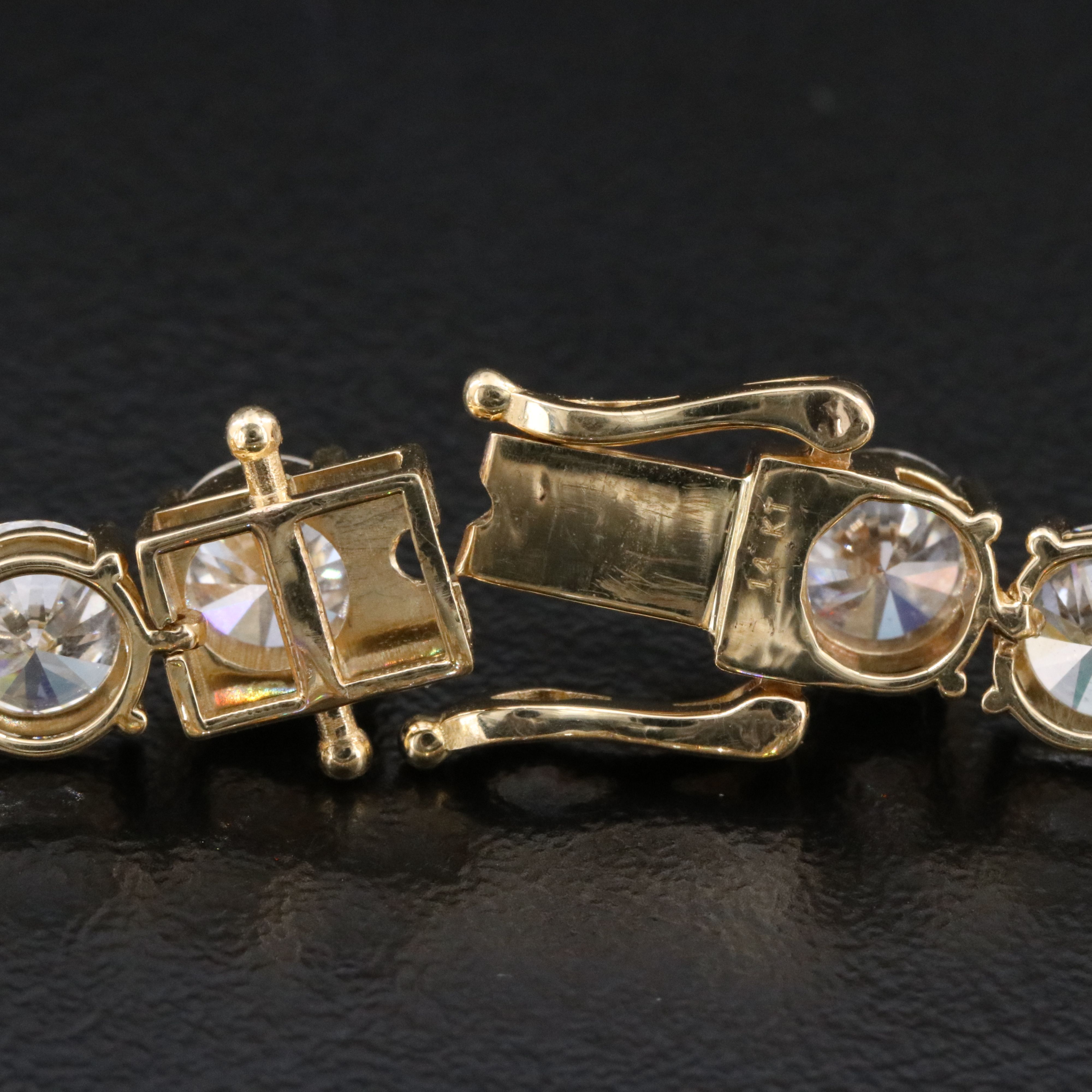 14K 18.26 CTW Lab Grown Diamond Line Bracelet