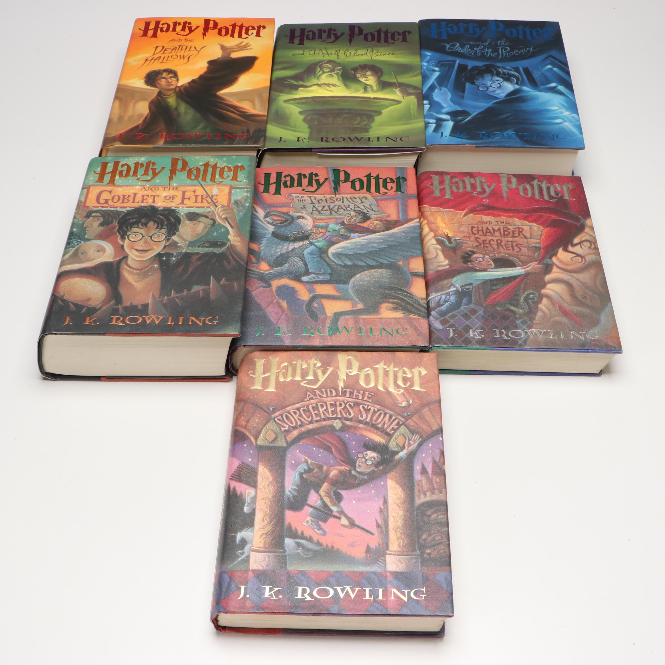 First American Edition with Six First Printings "Harry Potter" by J. K. Rowling