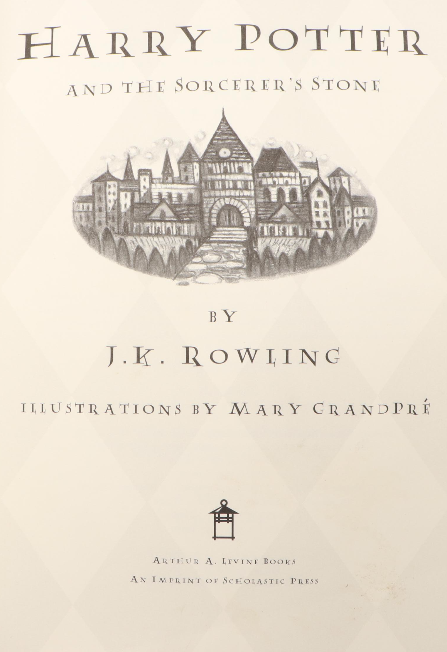 First American Edition with Six First Printings "Harry Potter" by J. K. Rowling