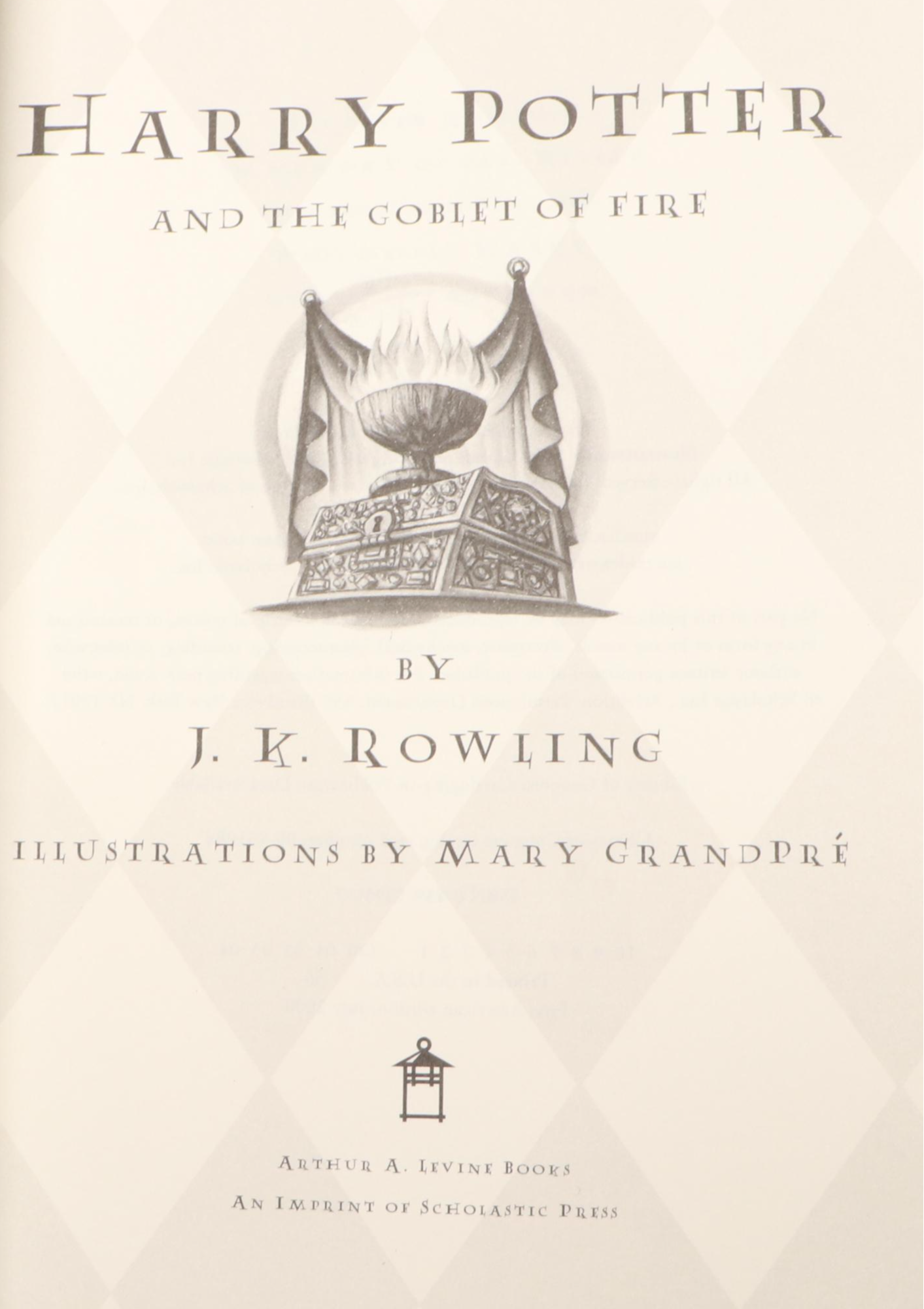 First American Edition with Six First Printings "Harry Potter" by J. K. Rowling