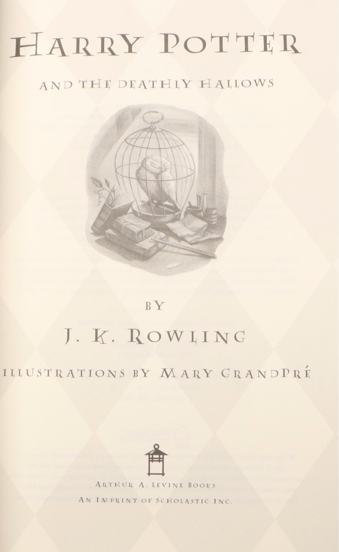 First American Edition with Six First Printings "Harry Potter" by J. K. Rowling