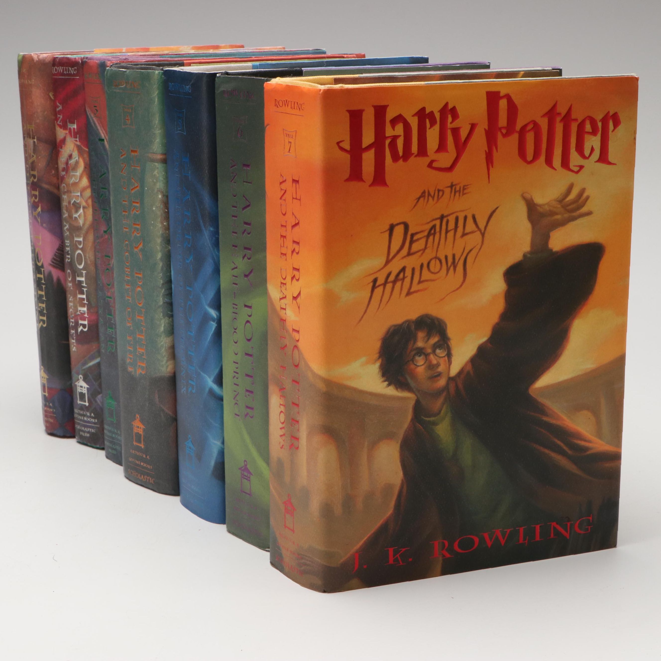 First American Edition with Six First Printings "Harry Potter" by J. K. Rowling