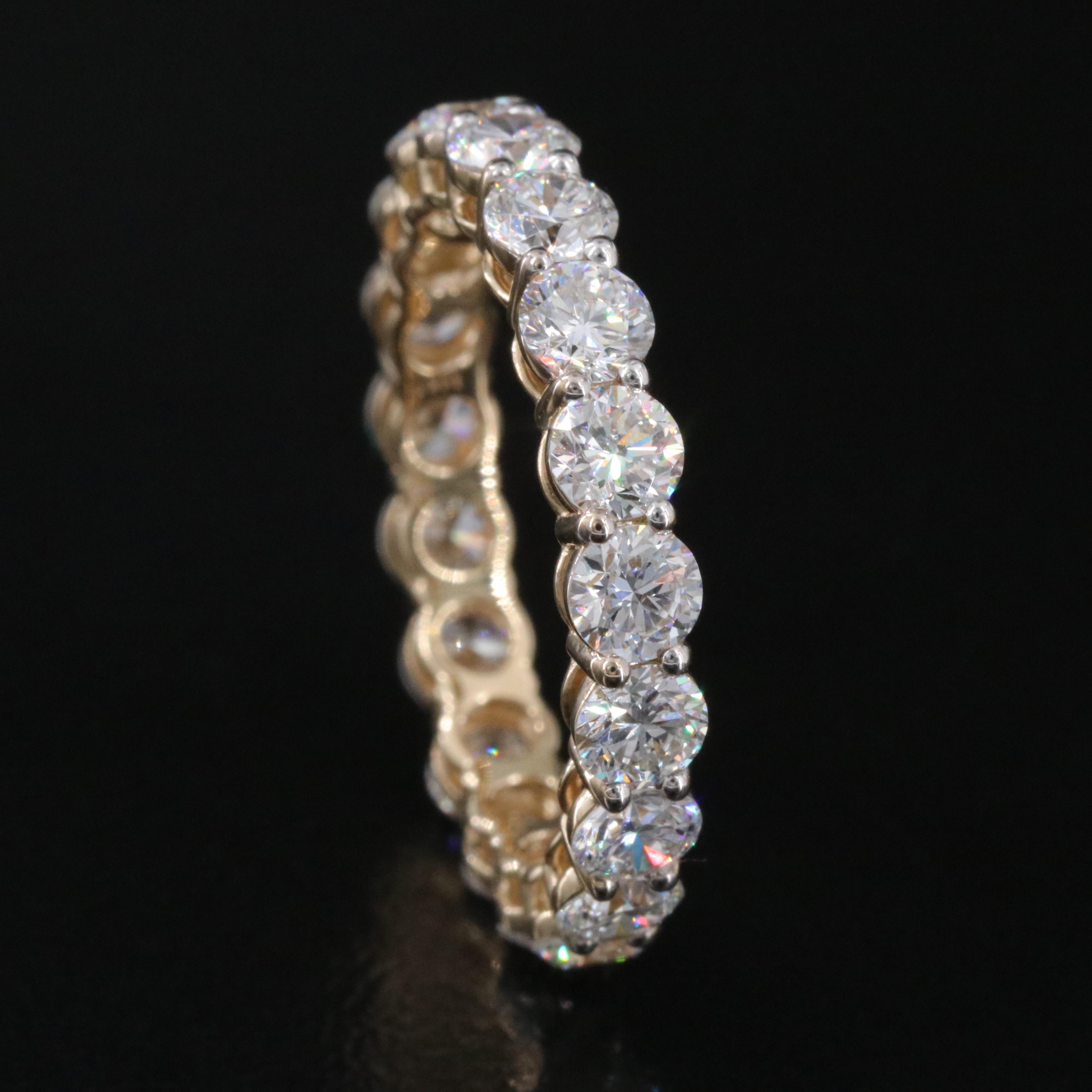 14K 3.26 CTW Lab Grown Diamond Eternity Band