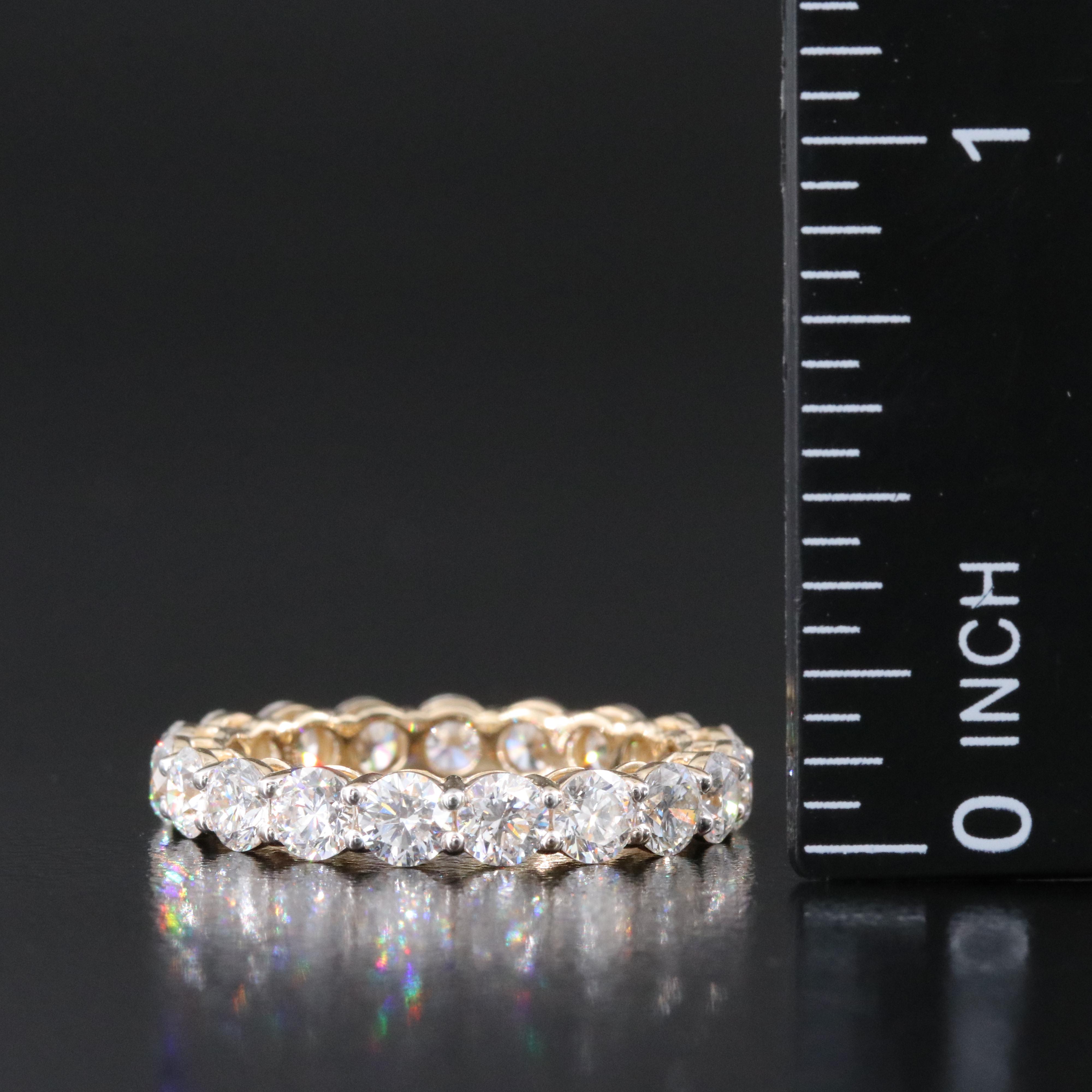 14K 3.26 CTW Lab Grown Diamond Eternity Band