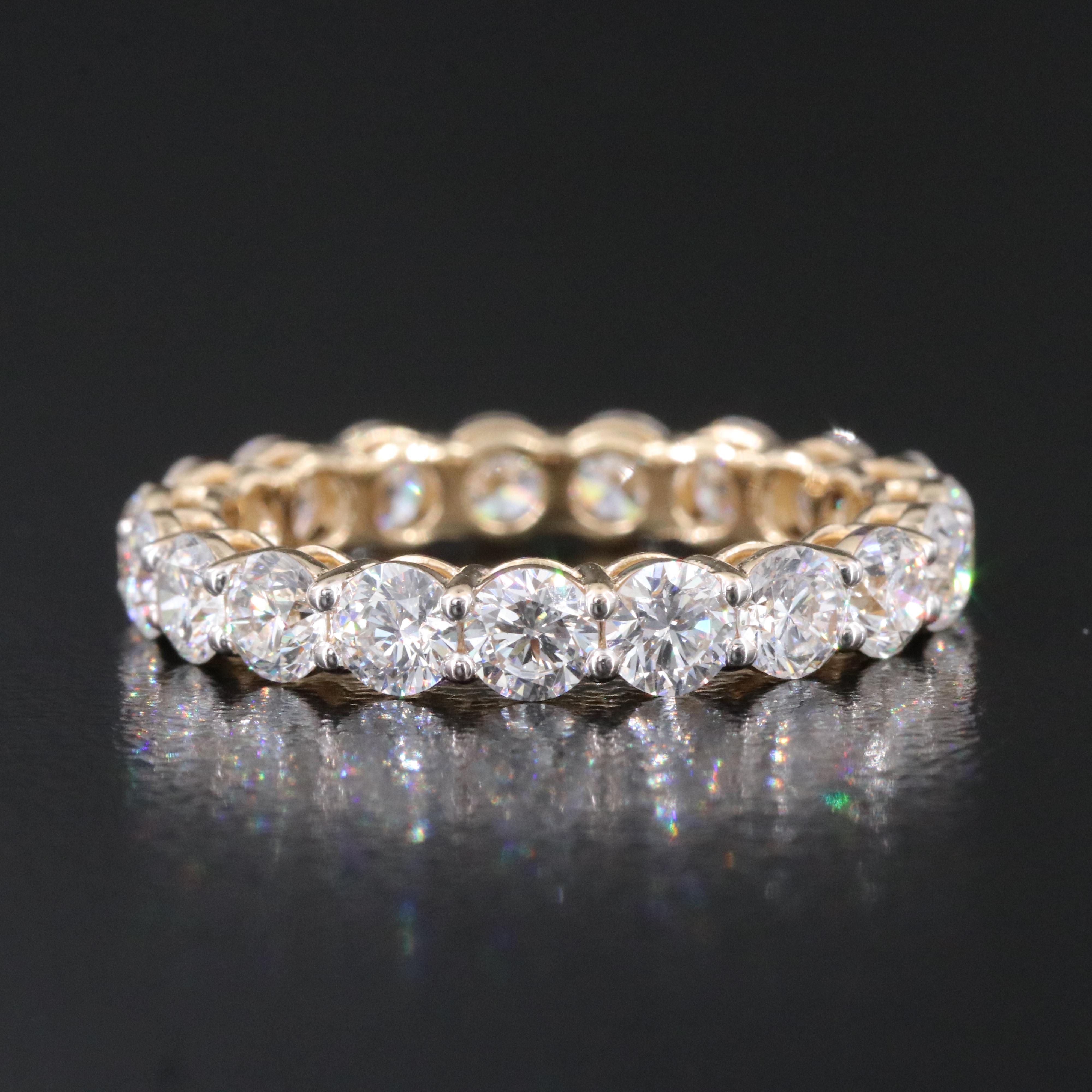 14K 3.26 CTW Lab Grown Diamond Eternity Band