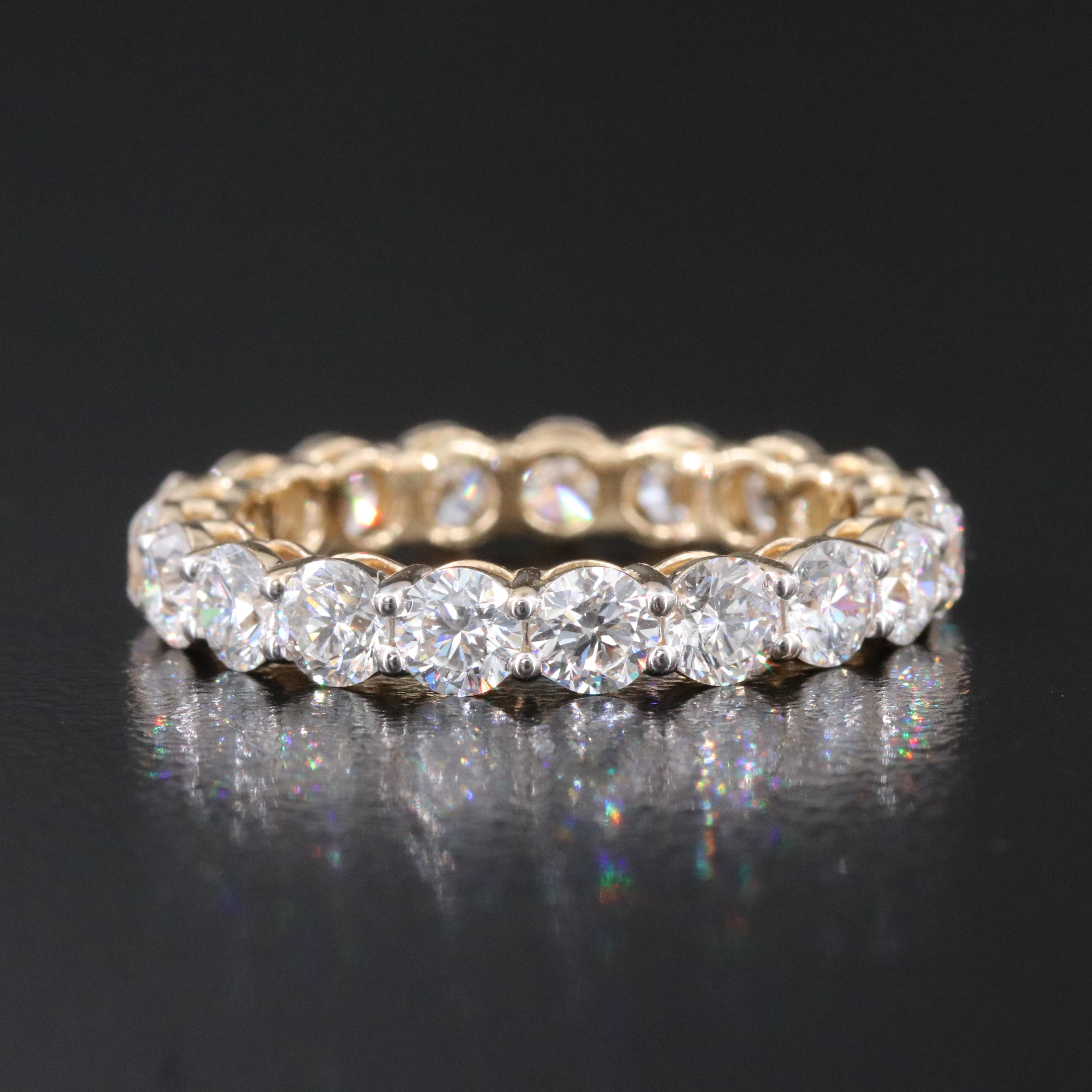 14K 3.26 CTW Lab Grown Diamond Eternity Band
