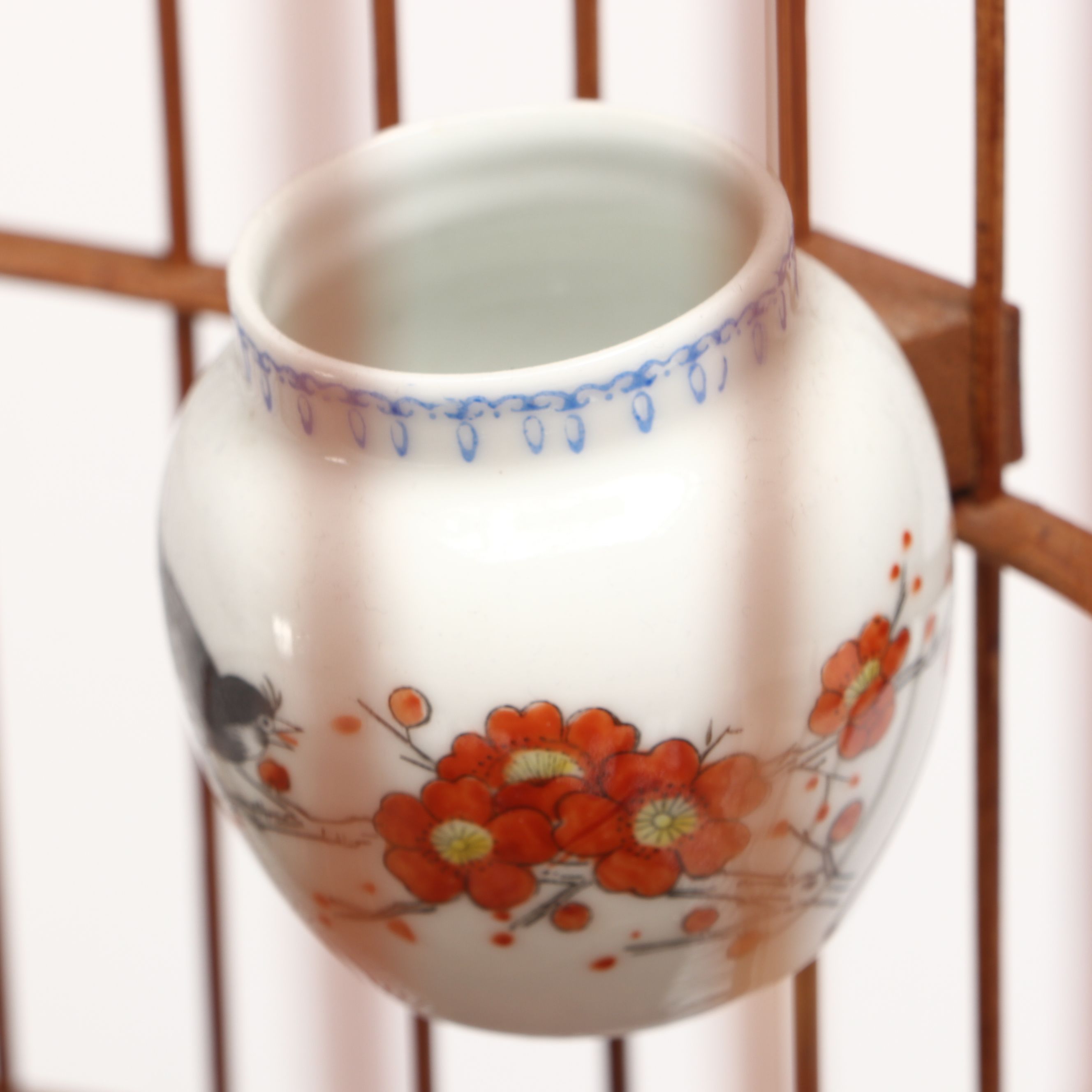 Chinese Handcrafted Wood and Bamboo Bird Cage