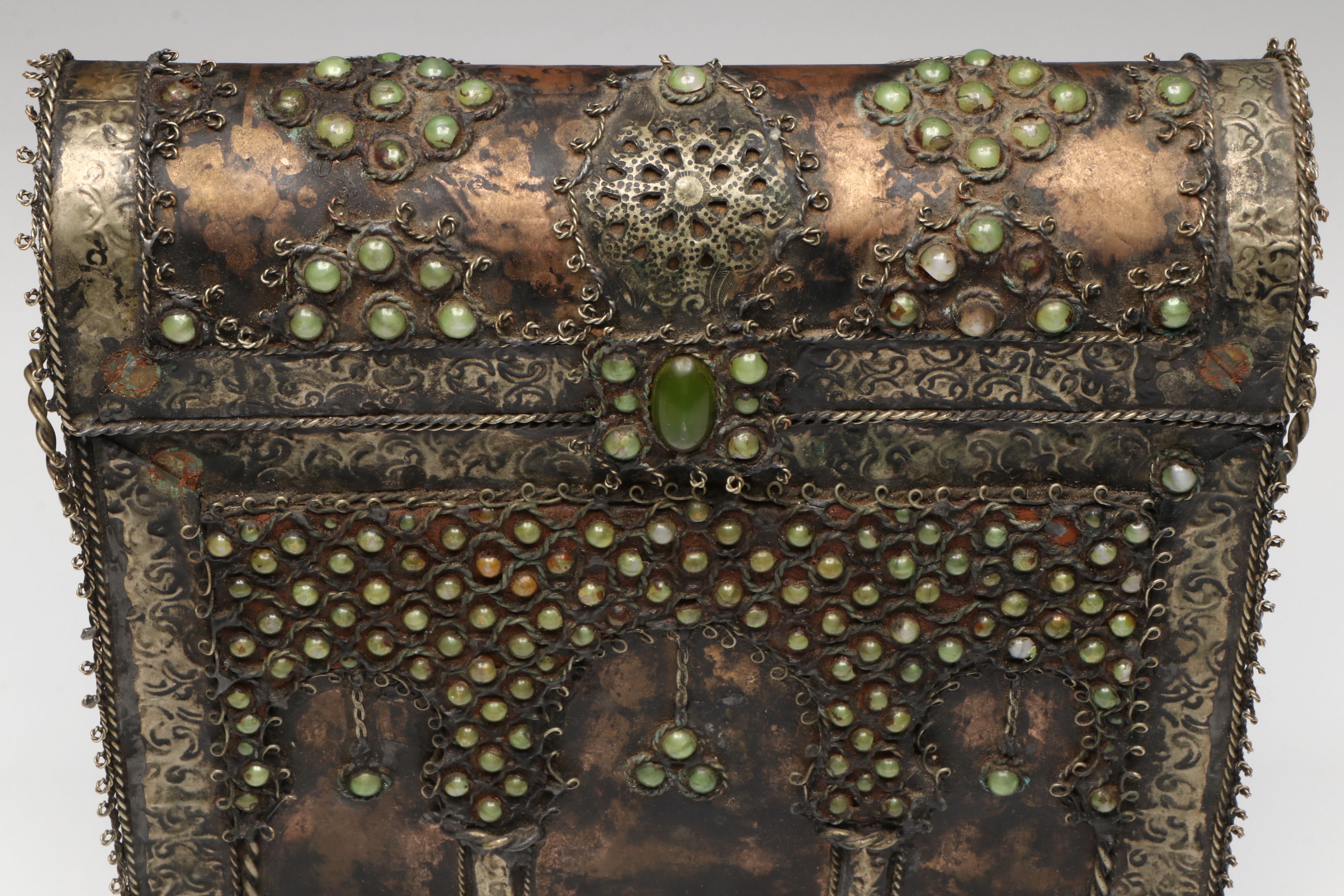 Two Late 18th/Mid 19th C. Unbound Qur'an Illuminated Manuscripts in 20th C. Box