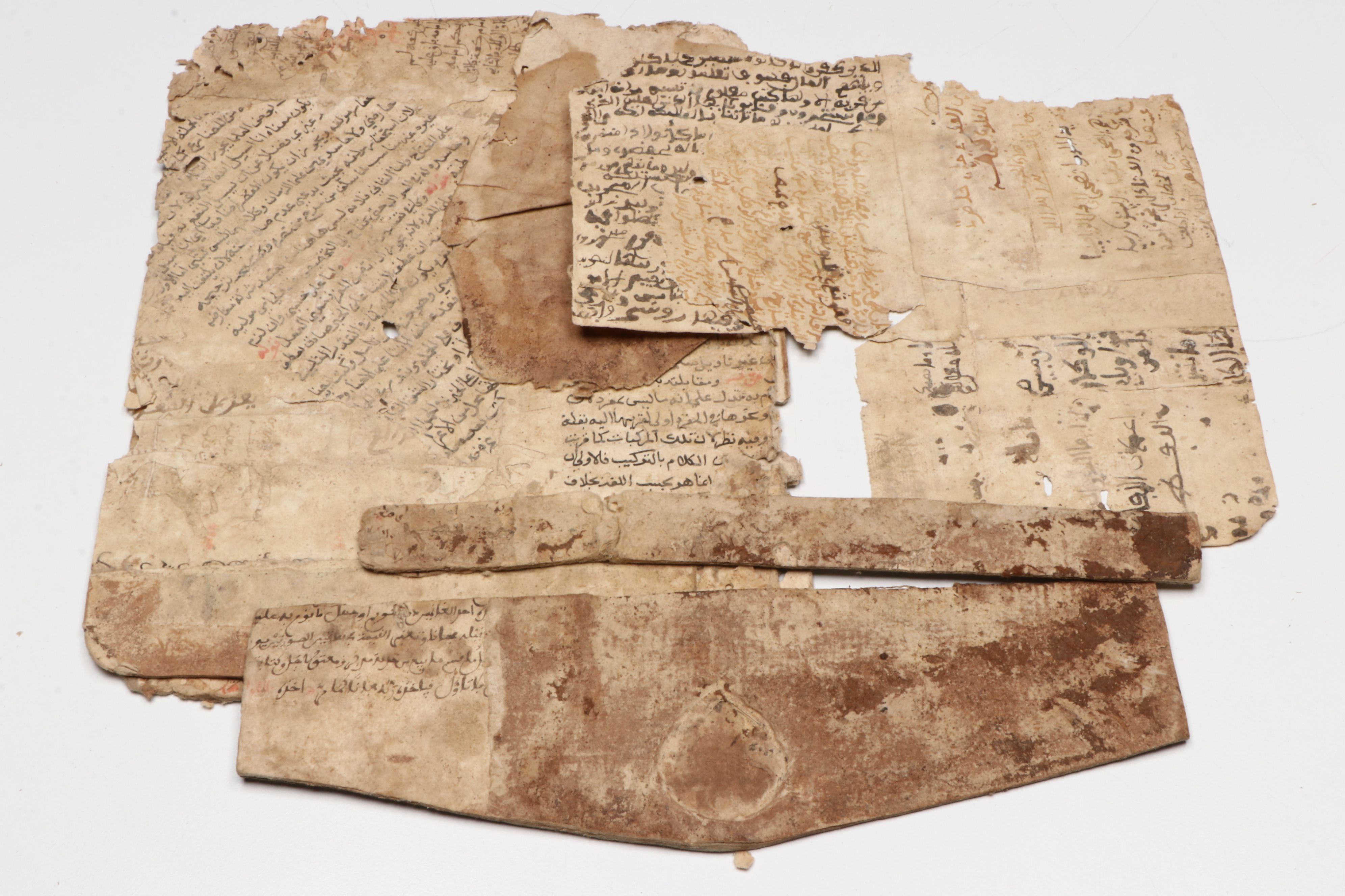 Two Late 18th/Mid 19th C. Unbound Qur'an Illuminated Manuscripts in 20th C. Box