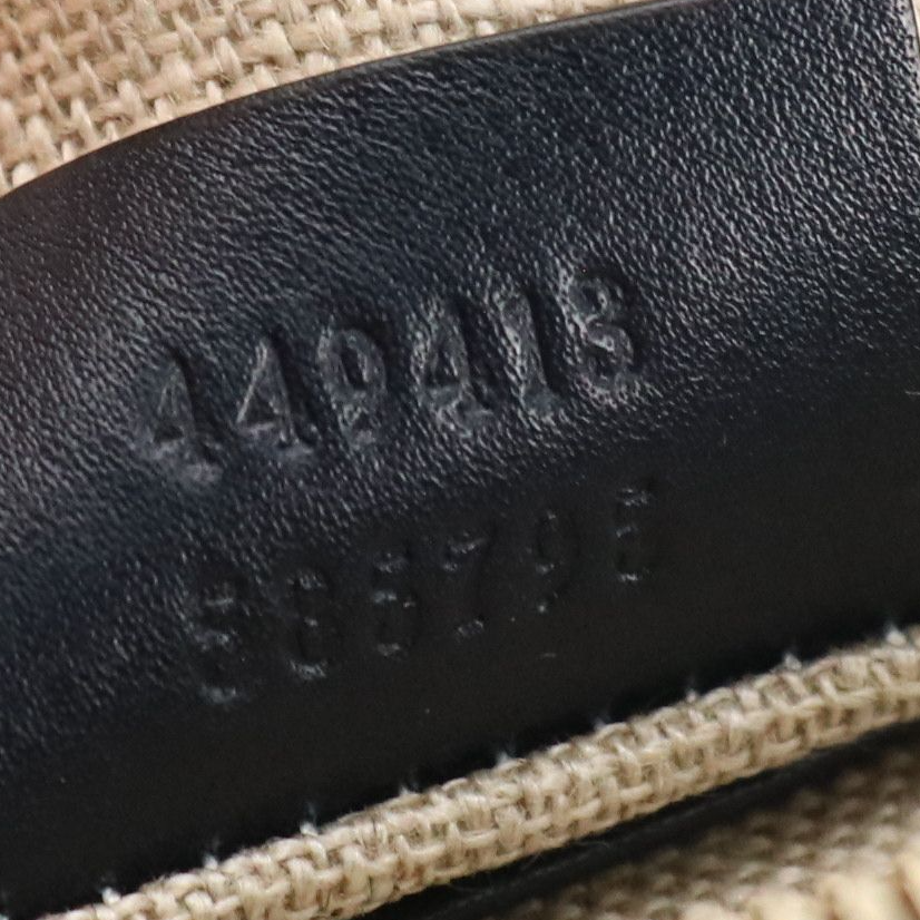 Gucci Bree Mini Messenger Crossbody Bag in Navy Microguccissima Calf Leather