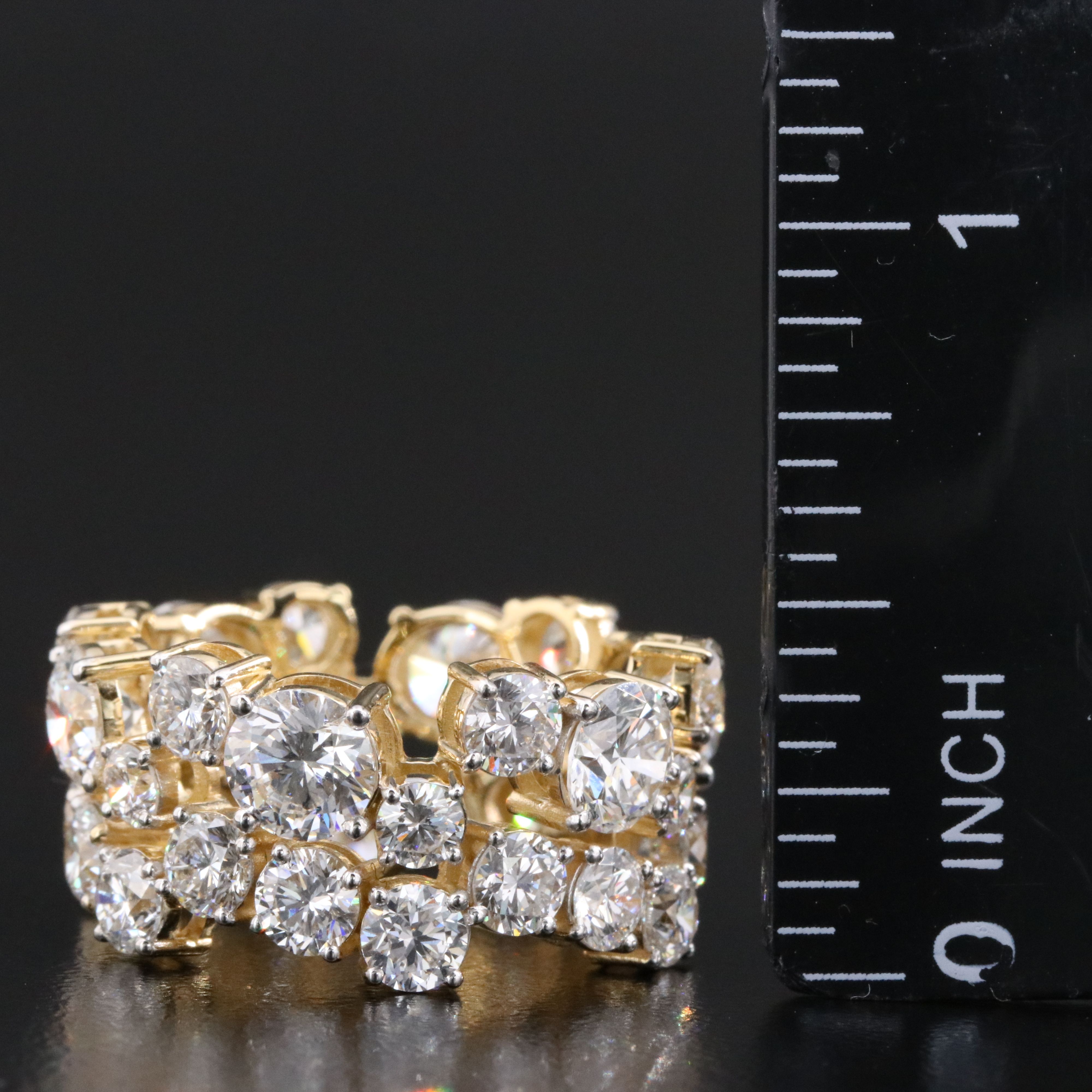 14K 8.62 CTW Lab Grown Diamond Eternity Band