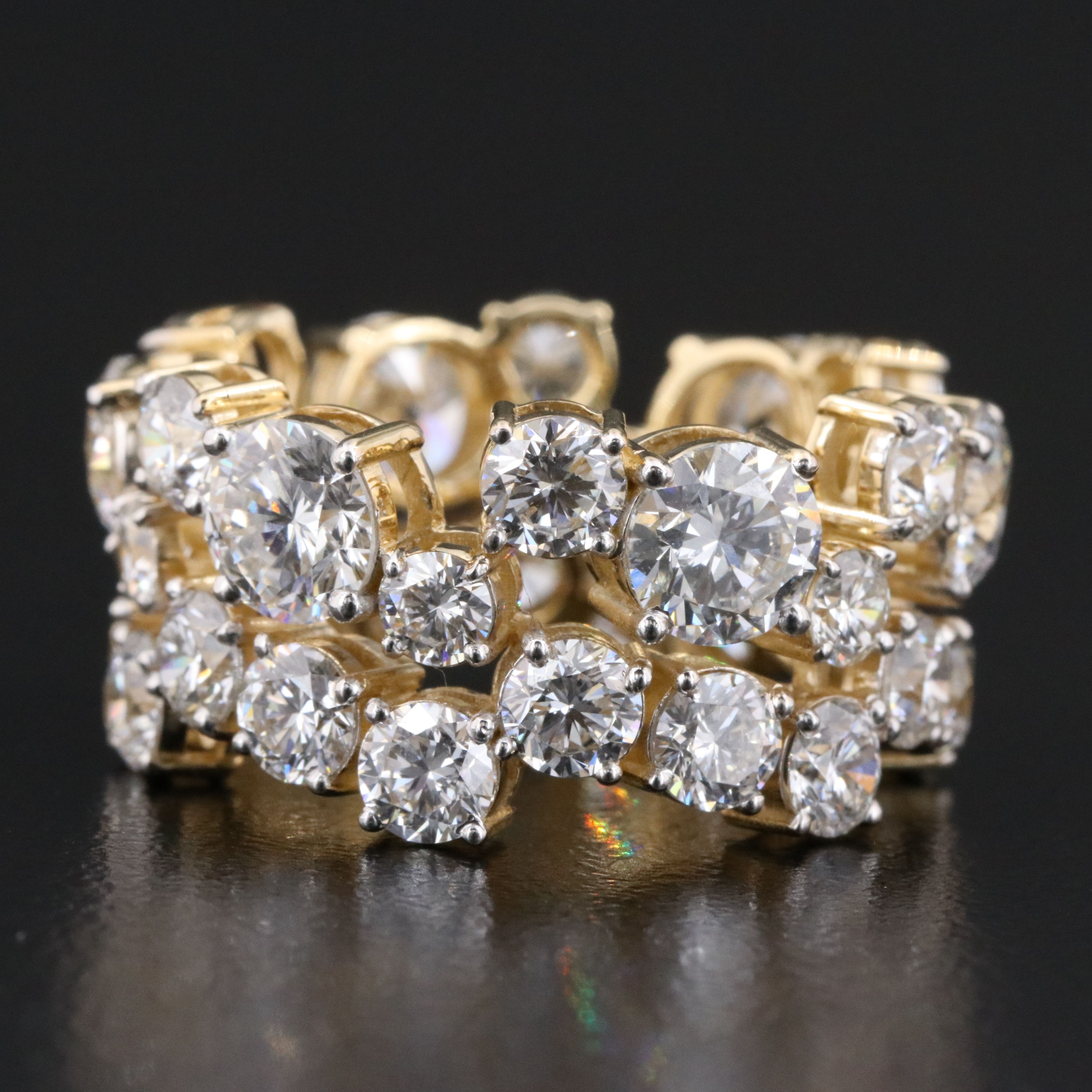 14K 8.62 CTW Lab Grown Diamond Eternity Band
