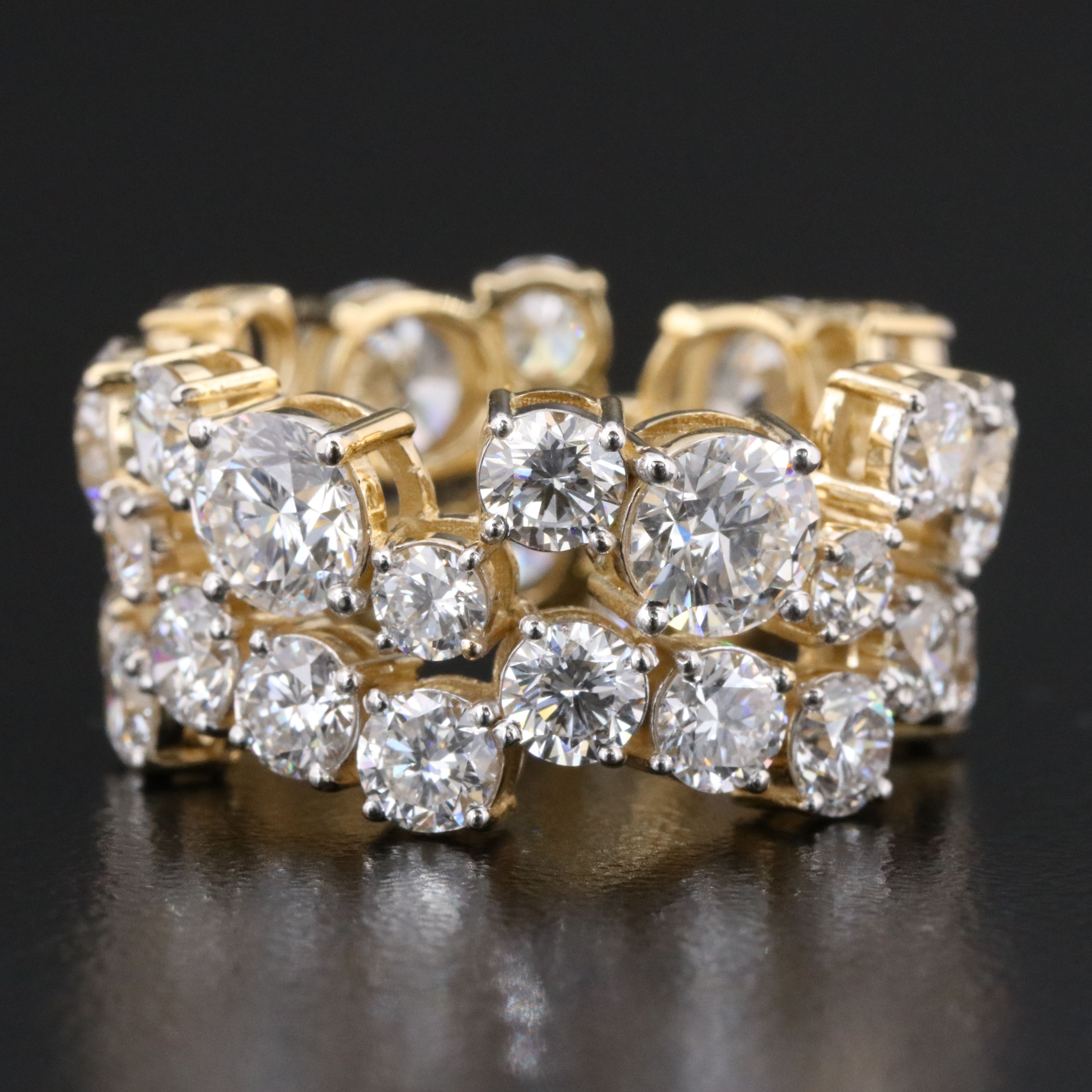 14K 8.62 CTW Lab Grown Diamond Eternity Band