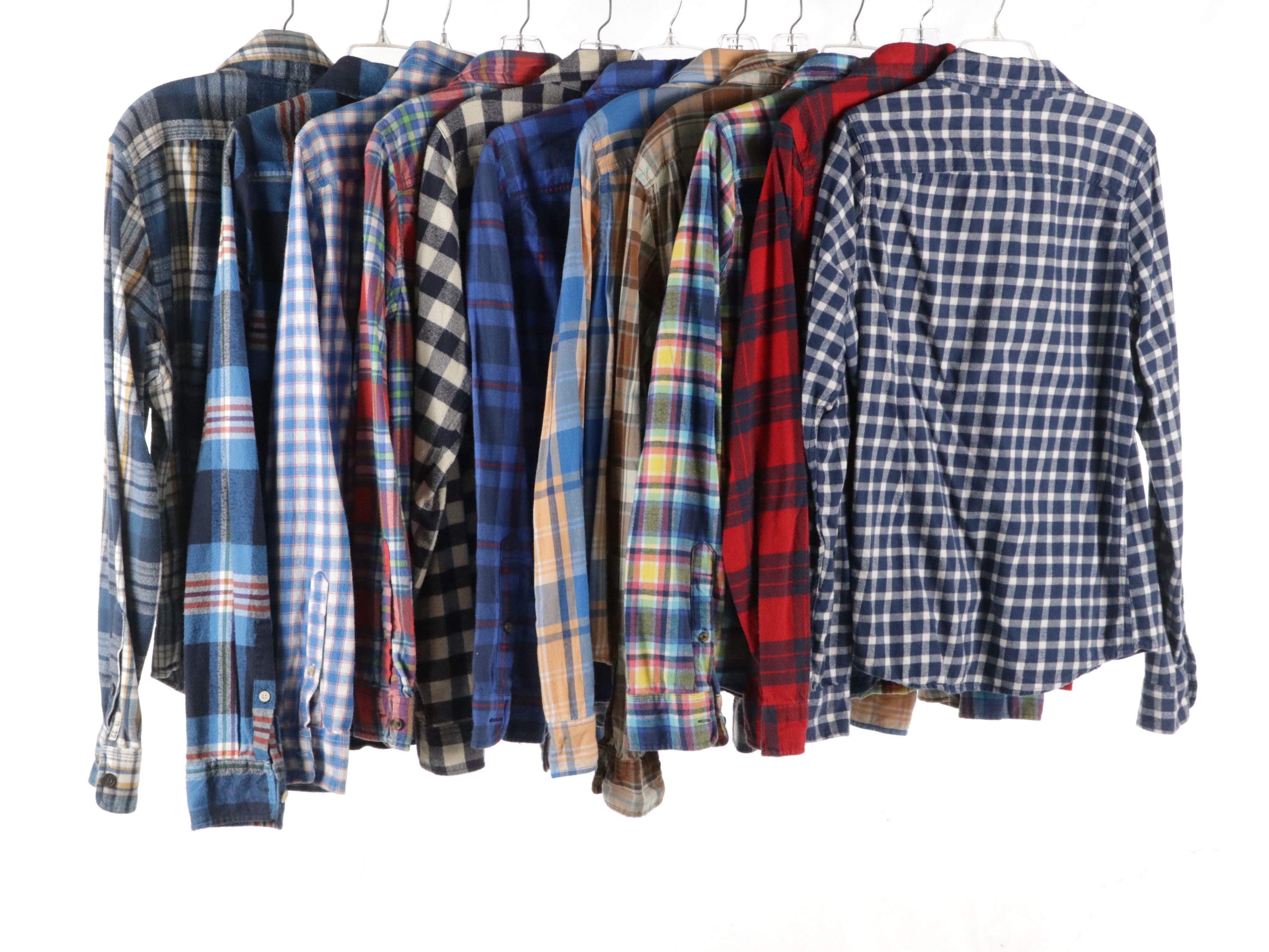 Men's Hollister Colorful Flannel Shirts