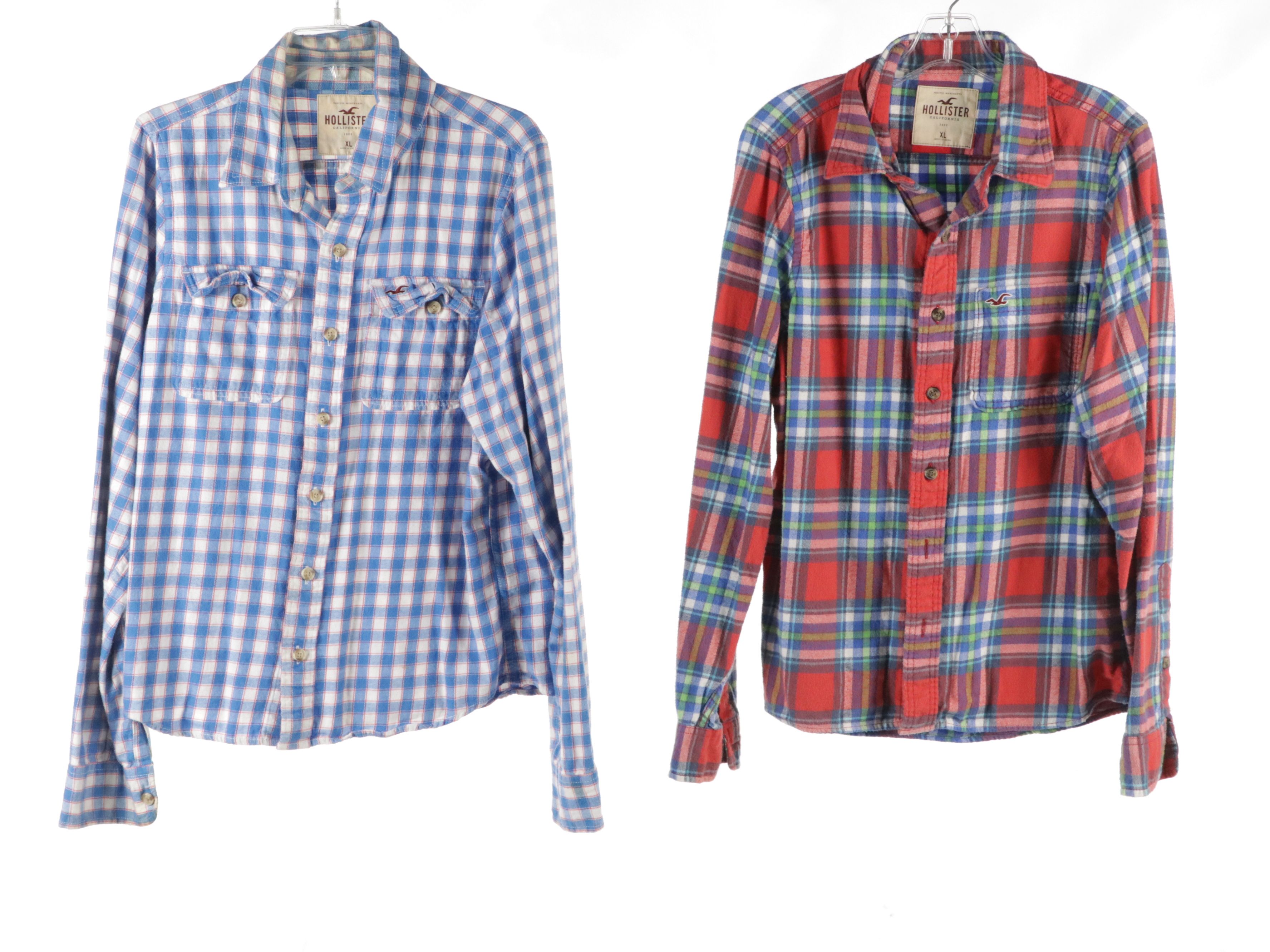 Men's Hollister Colorful Flannel Shirts