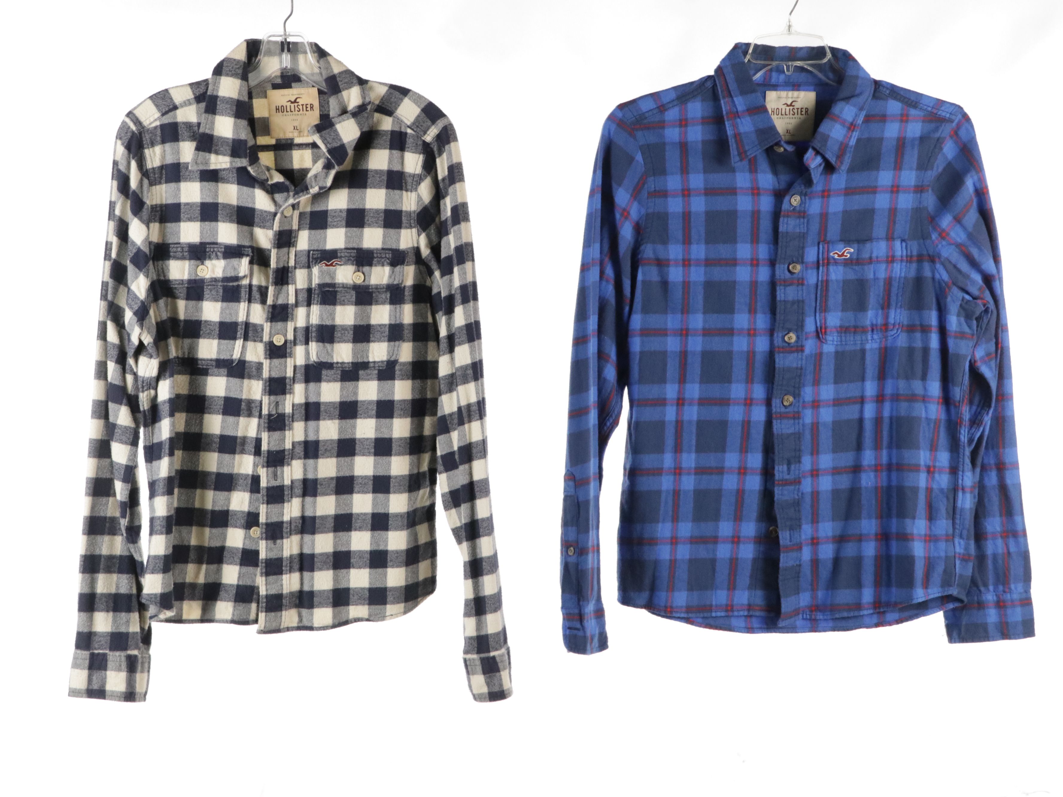 Men's Hollister Colorful Flannel Shirts