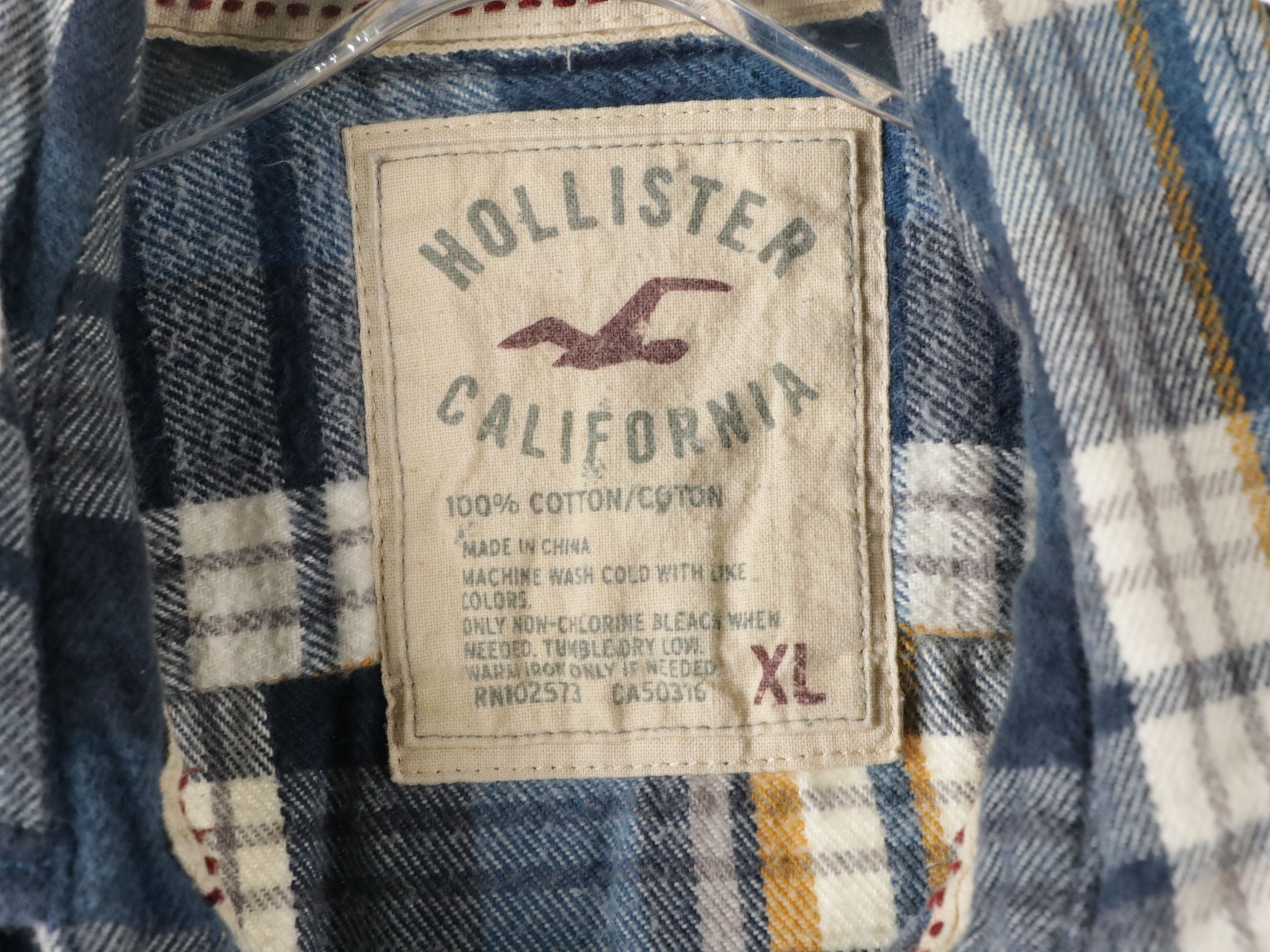 Men's Hollister Colorful Flannel Shirts