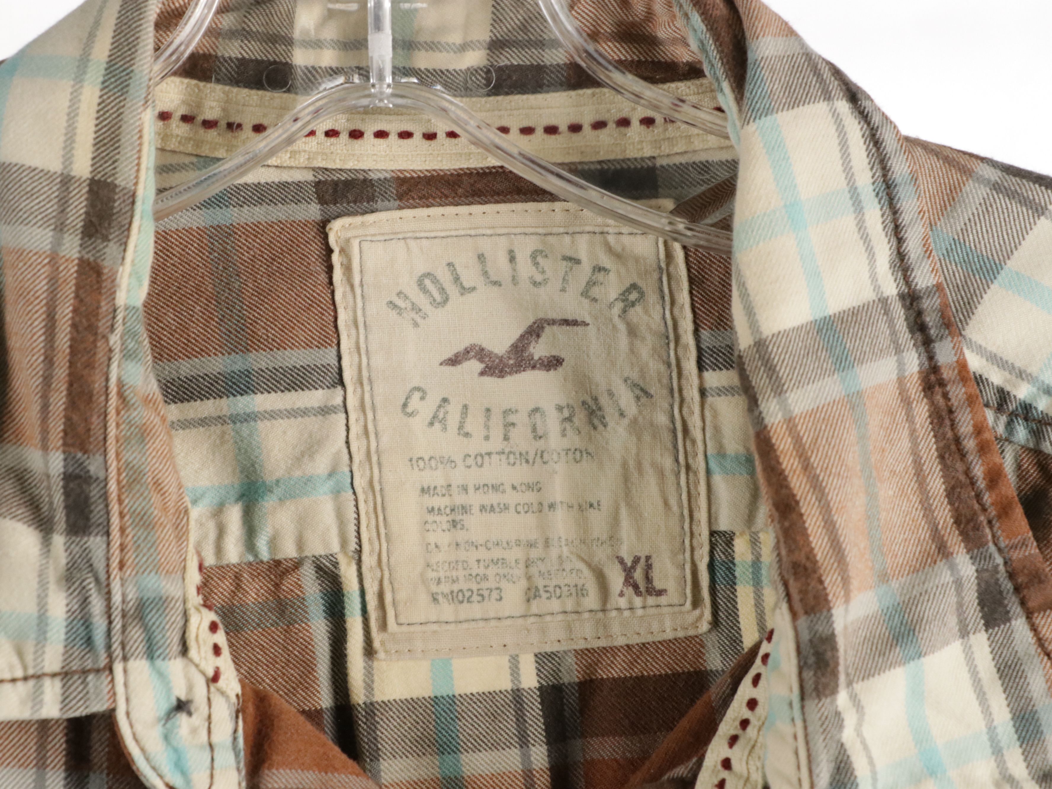Men's Hollister Colorful Flannel Shirts