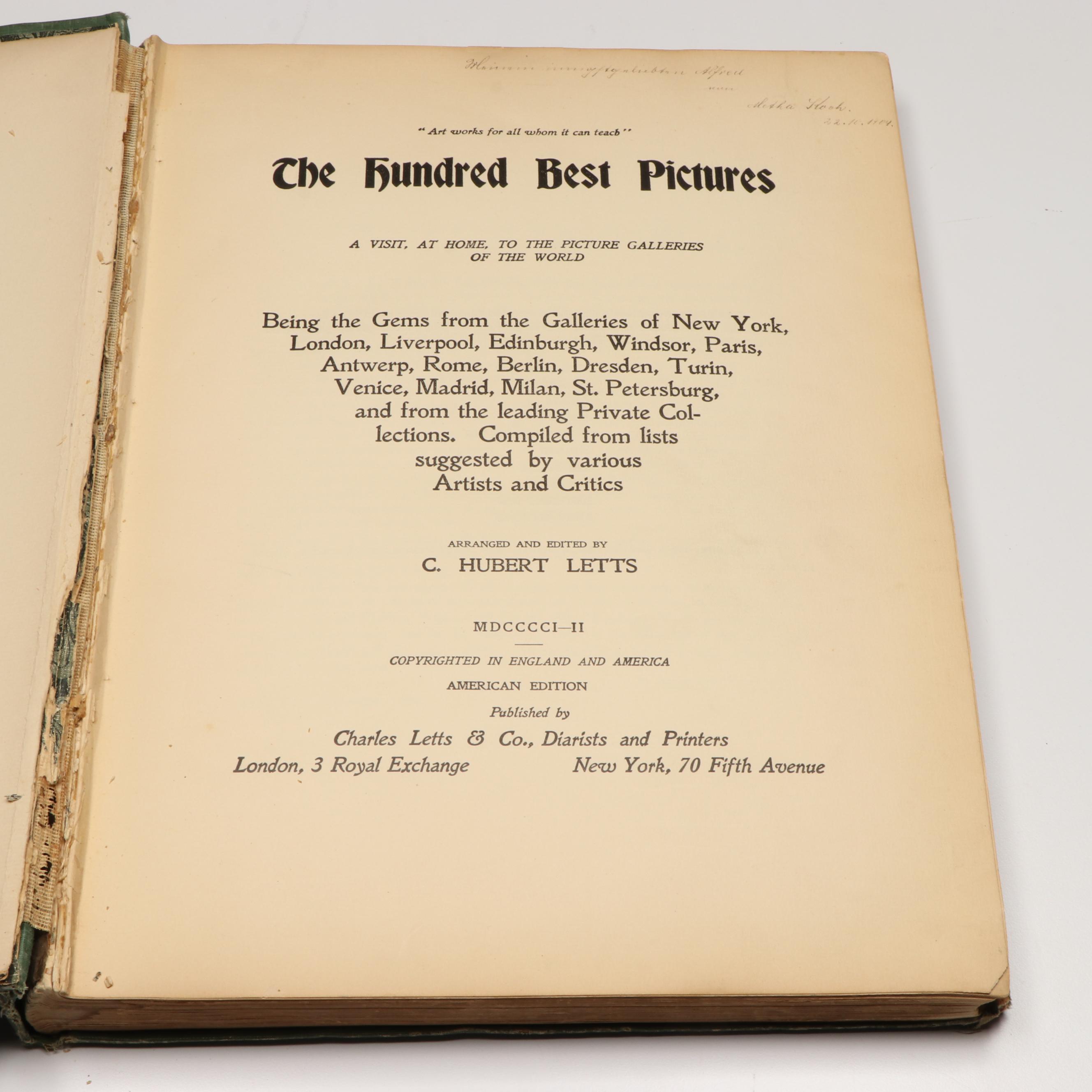 "Phobia" and "The Hundred Best Pictures" Nonfiction Books