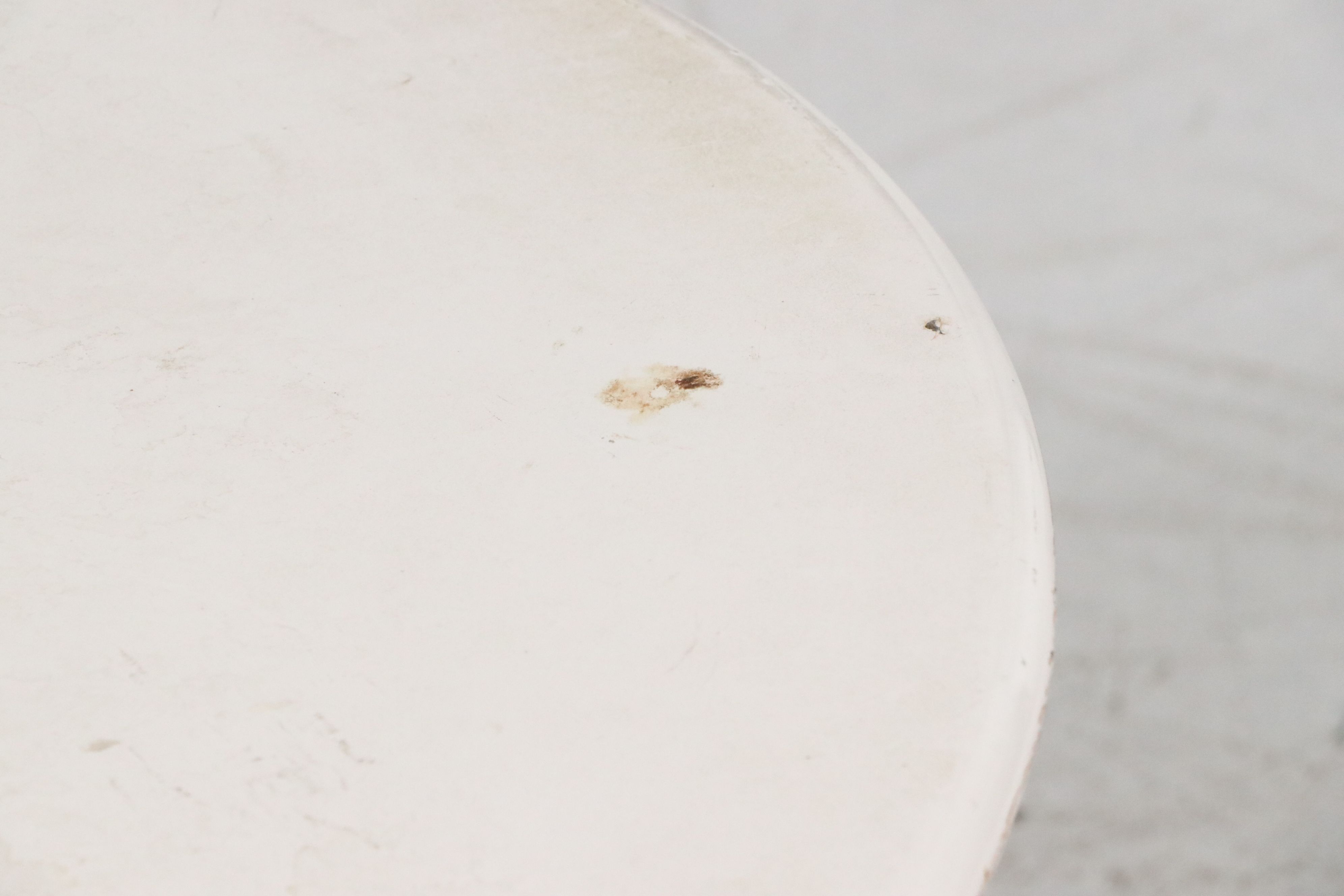 Five Piece Metal Patio Dining Set with Francois Carre Sunburst Style Chairs