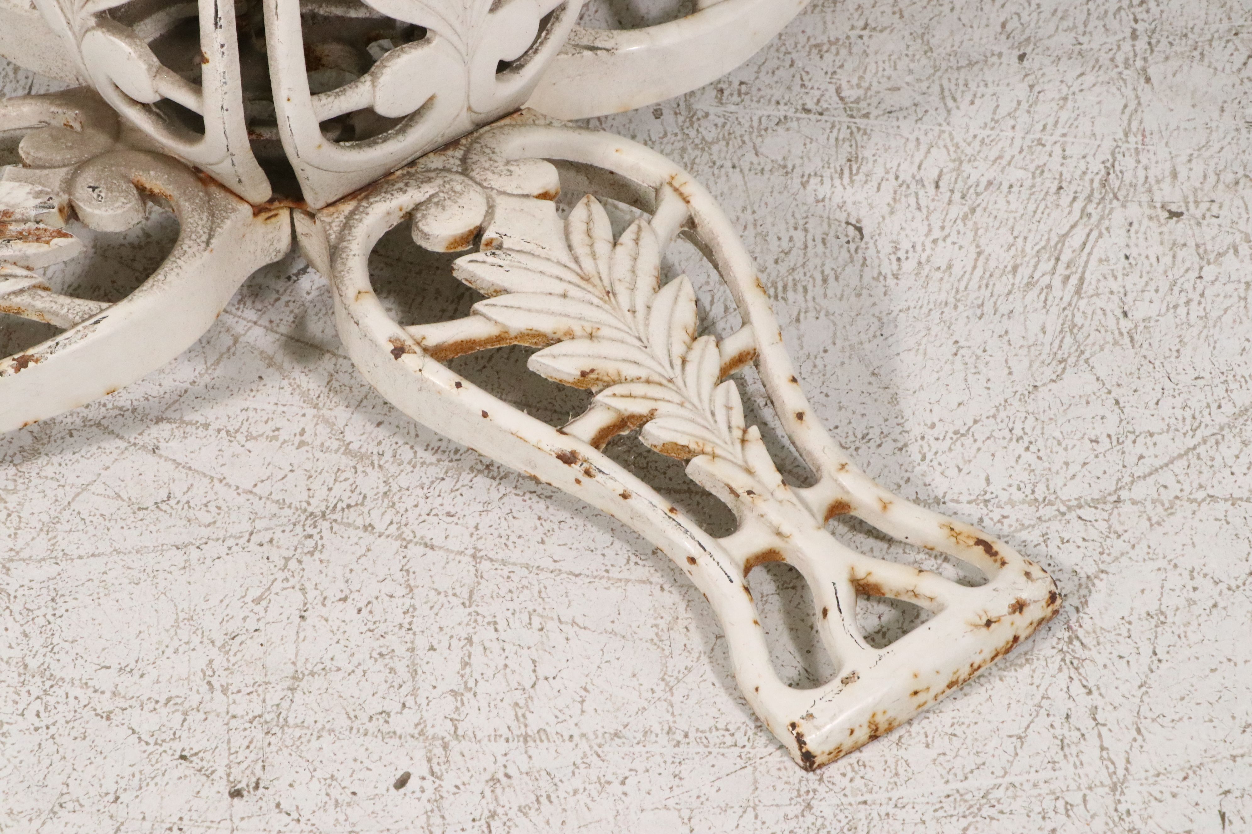 Five Piece Metal Patio Dining Set with Francois Carre Sunburst Style Chairs