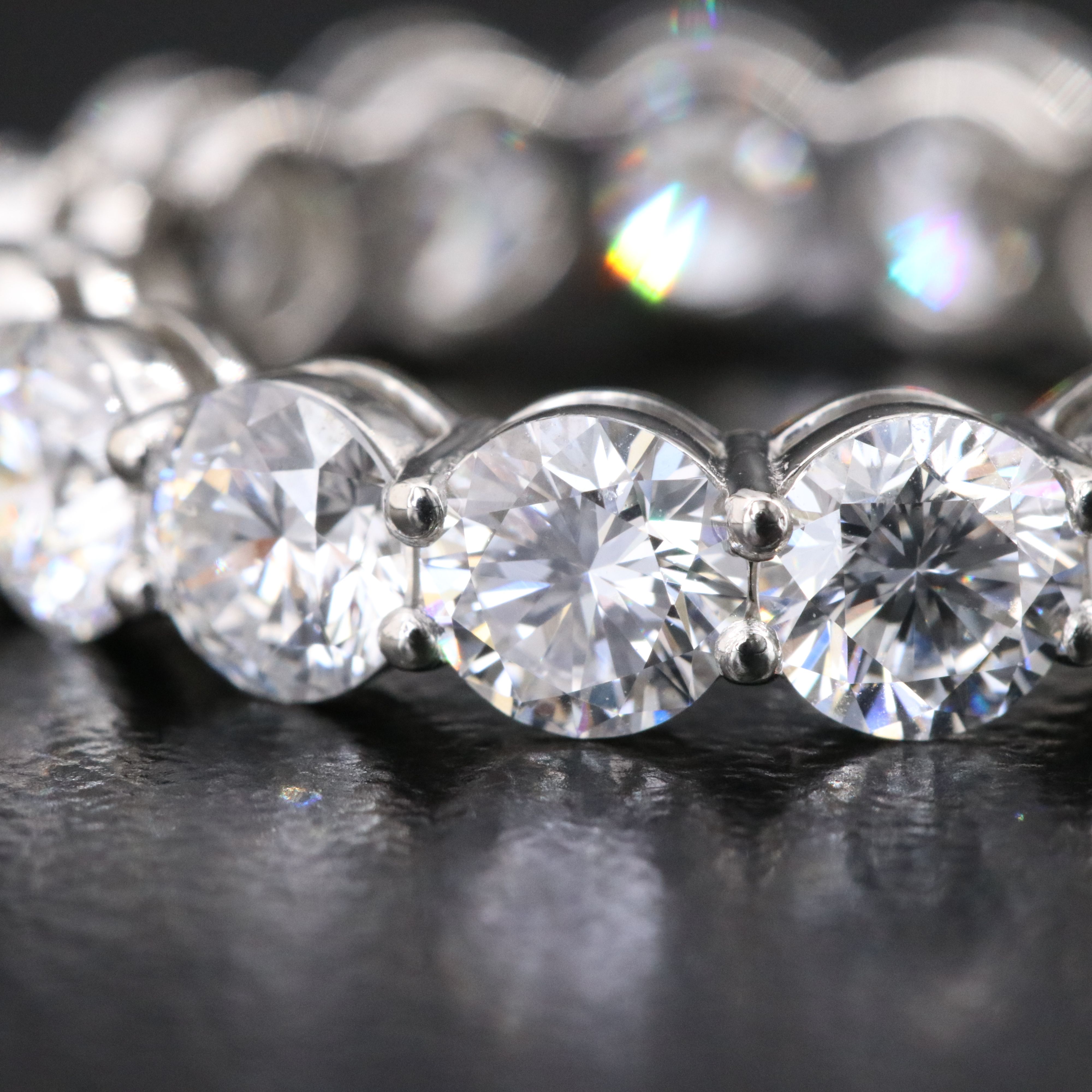 Platinum 5.19 CTW Lab Grown Diamond Eternity Band