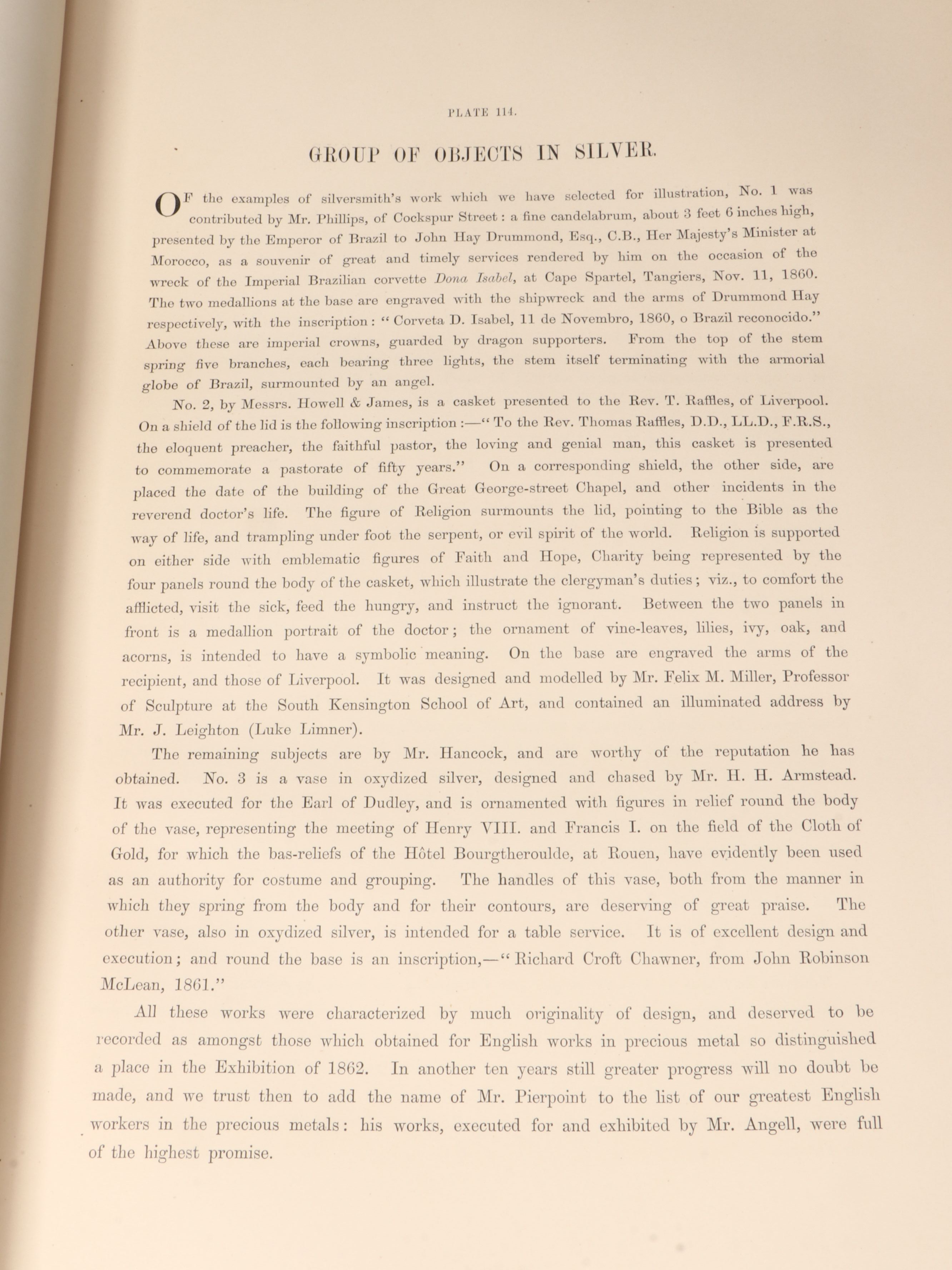 "Masterpieces of Industrial Art and Sculpture" Three-Volume Set, 1863
