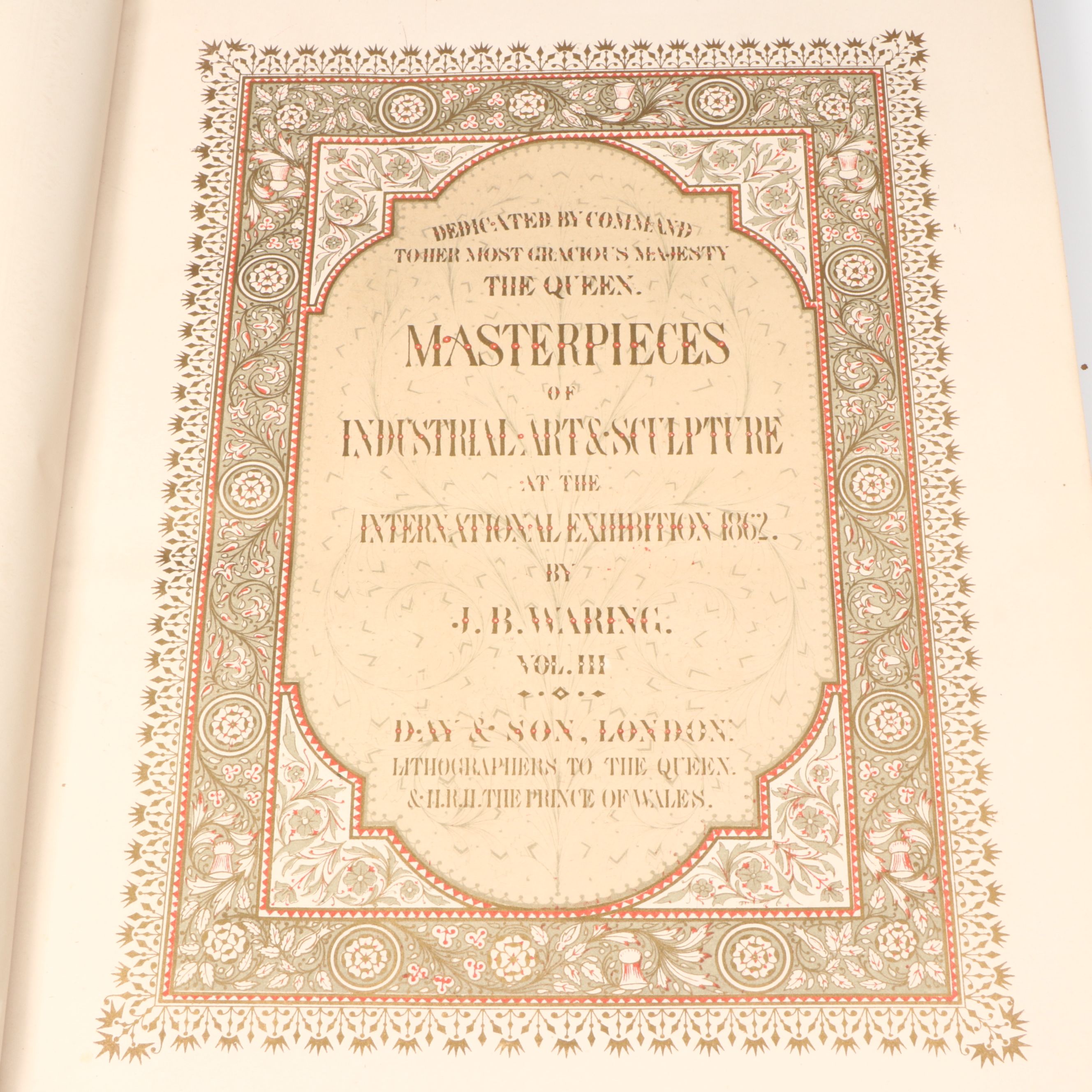 "Masterpieces of Industrial Art and Sculpture" Three-Volume Set, 1863