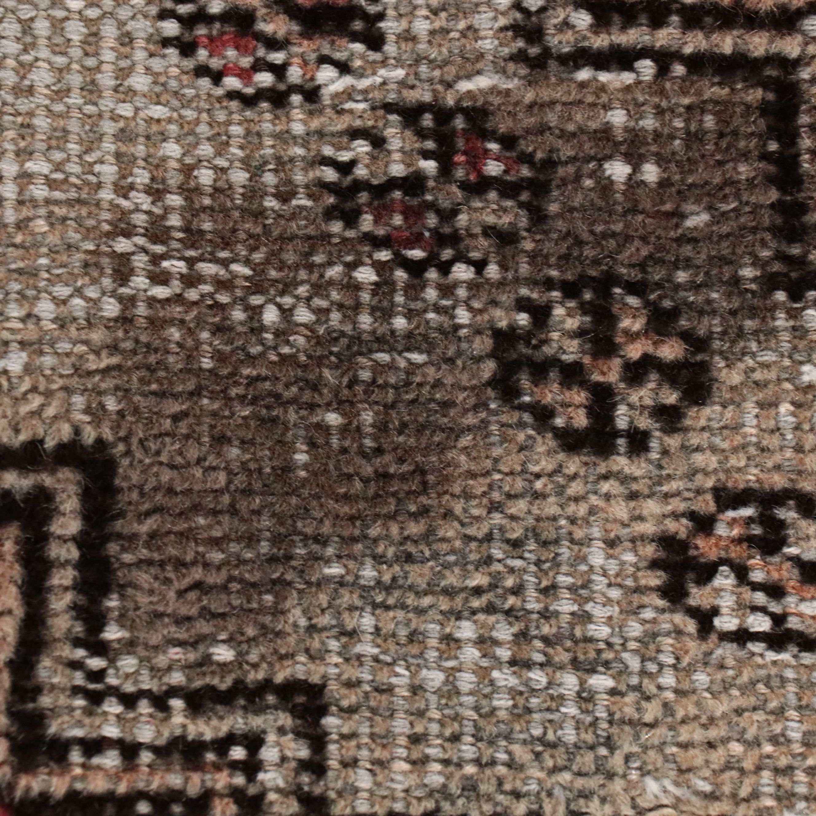 3'8 x 6'2 Hand-Knotted Afghani Turkmen Style Area Rug