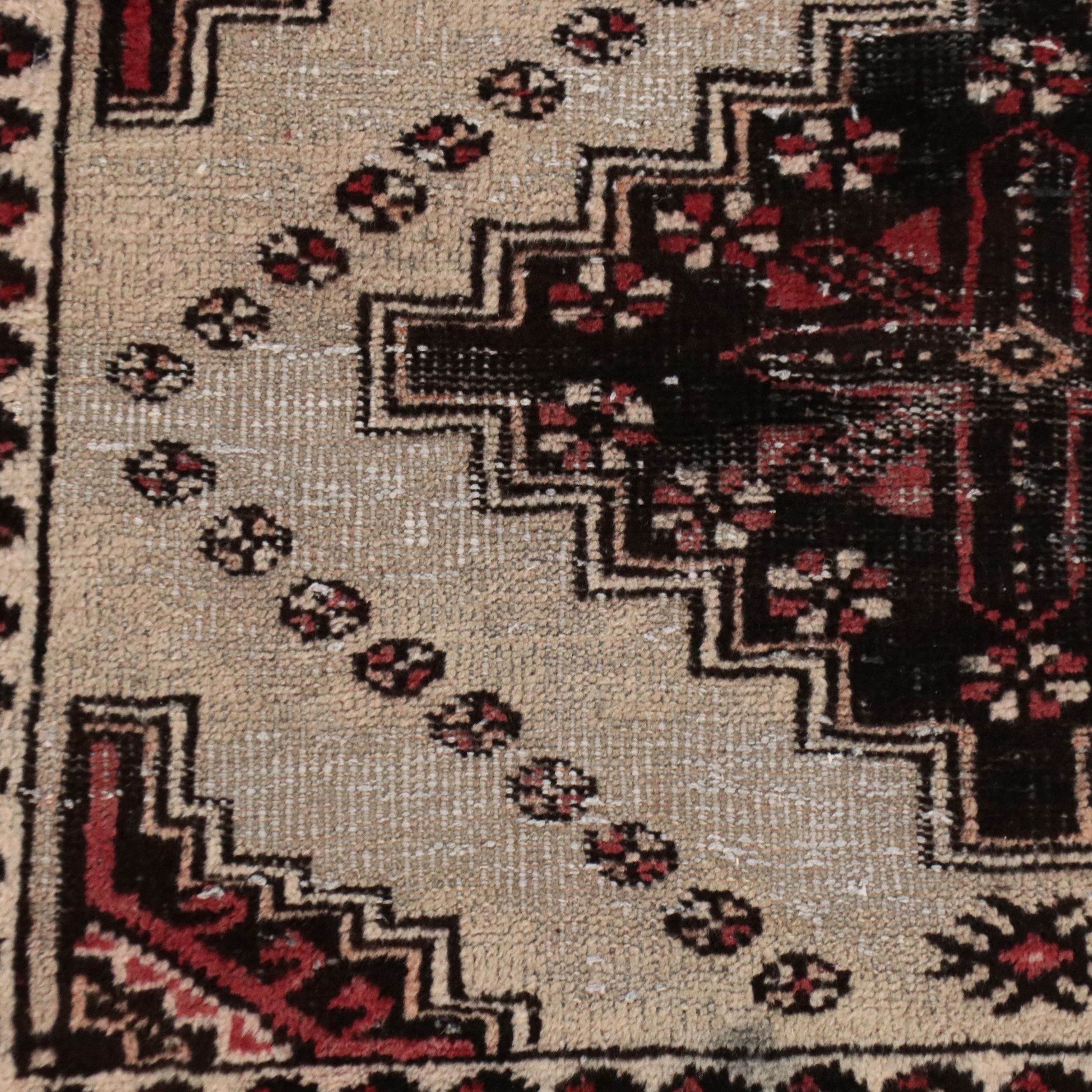 3'8 x 6'2 Hand-Knotted Afghani Turkmen Style Area Rug