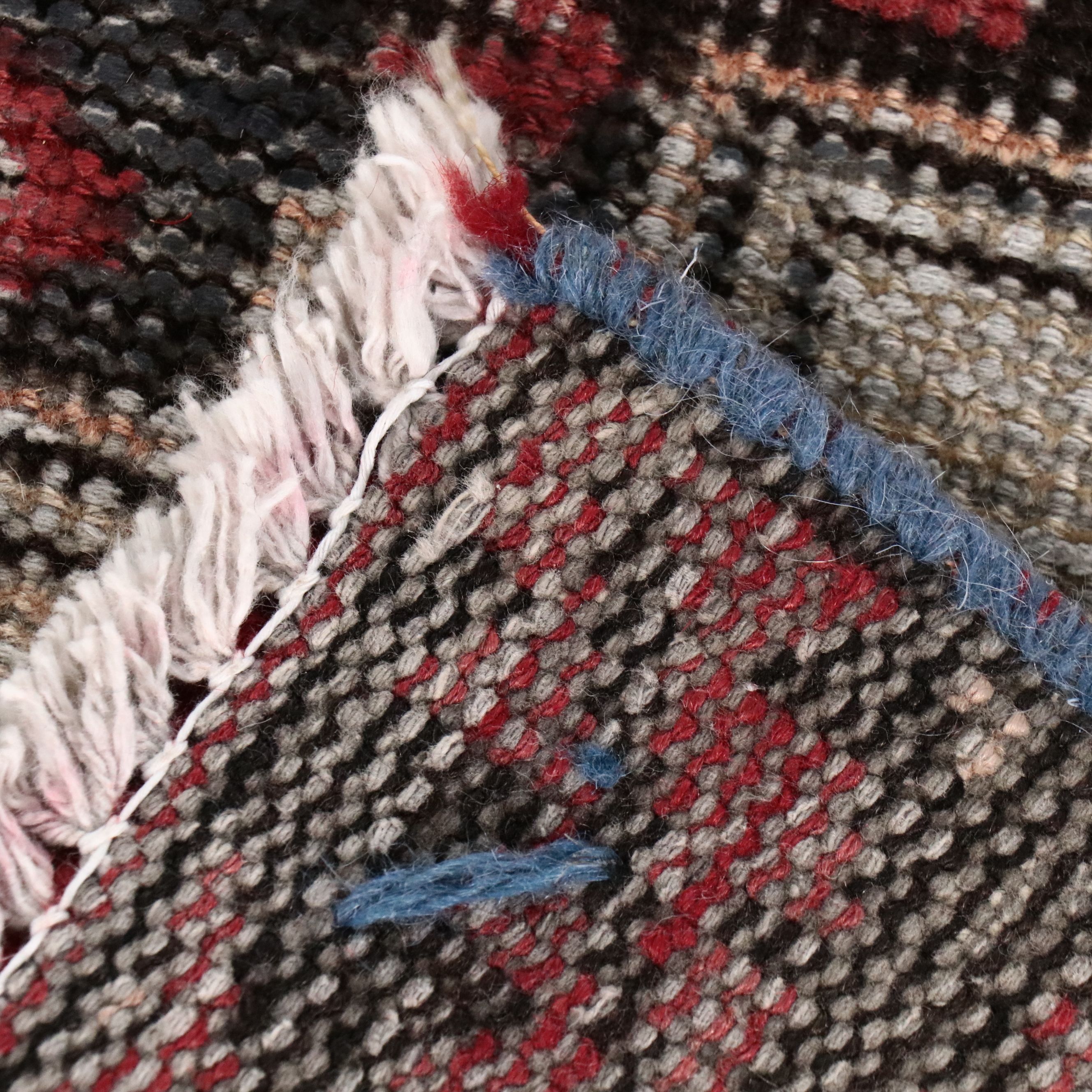 3'8 x 6'2 Hand-Knotted Afghani Turkmen Style Area Rug