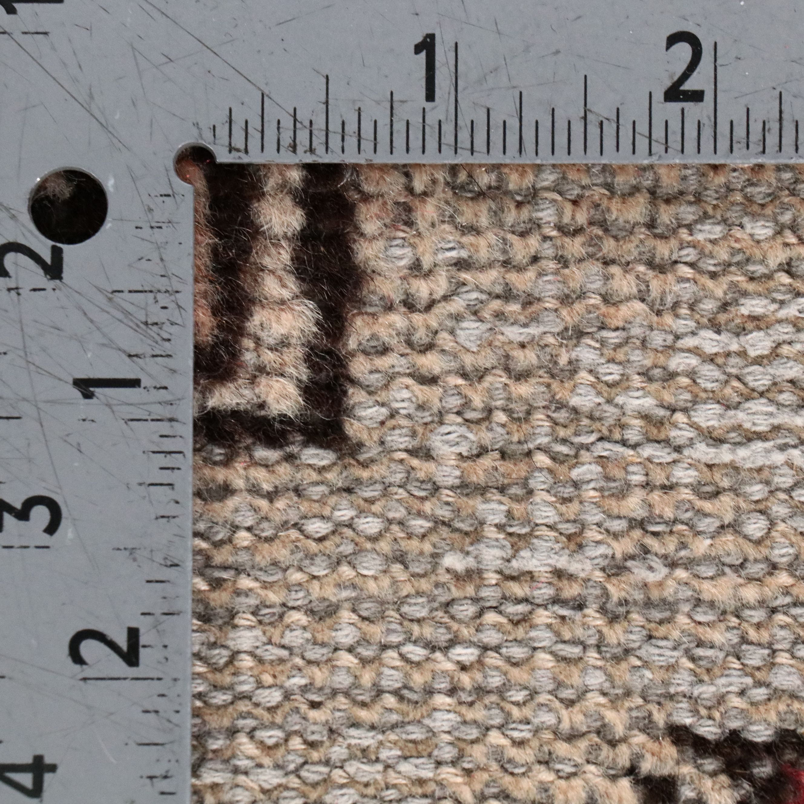 3'8 x 6'2 Hand-Knotted Afghani Turkmen Style Area Rug