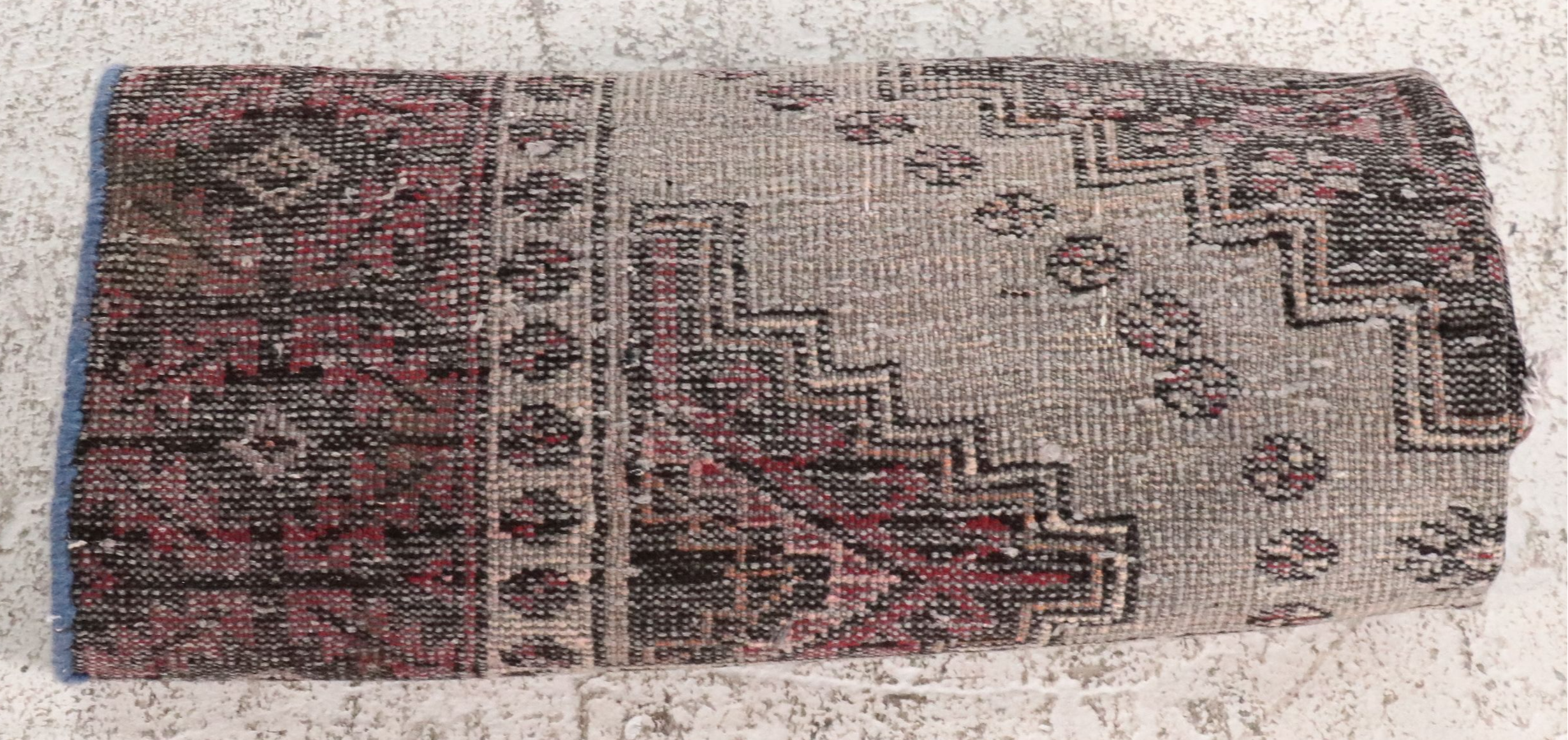 3'8 x 6'2 Hand-Knotted Afghani Turkmen Style Area Rug