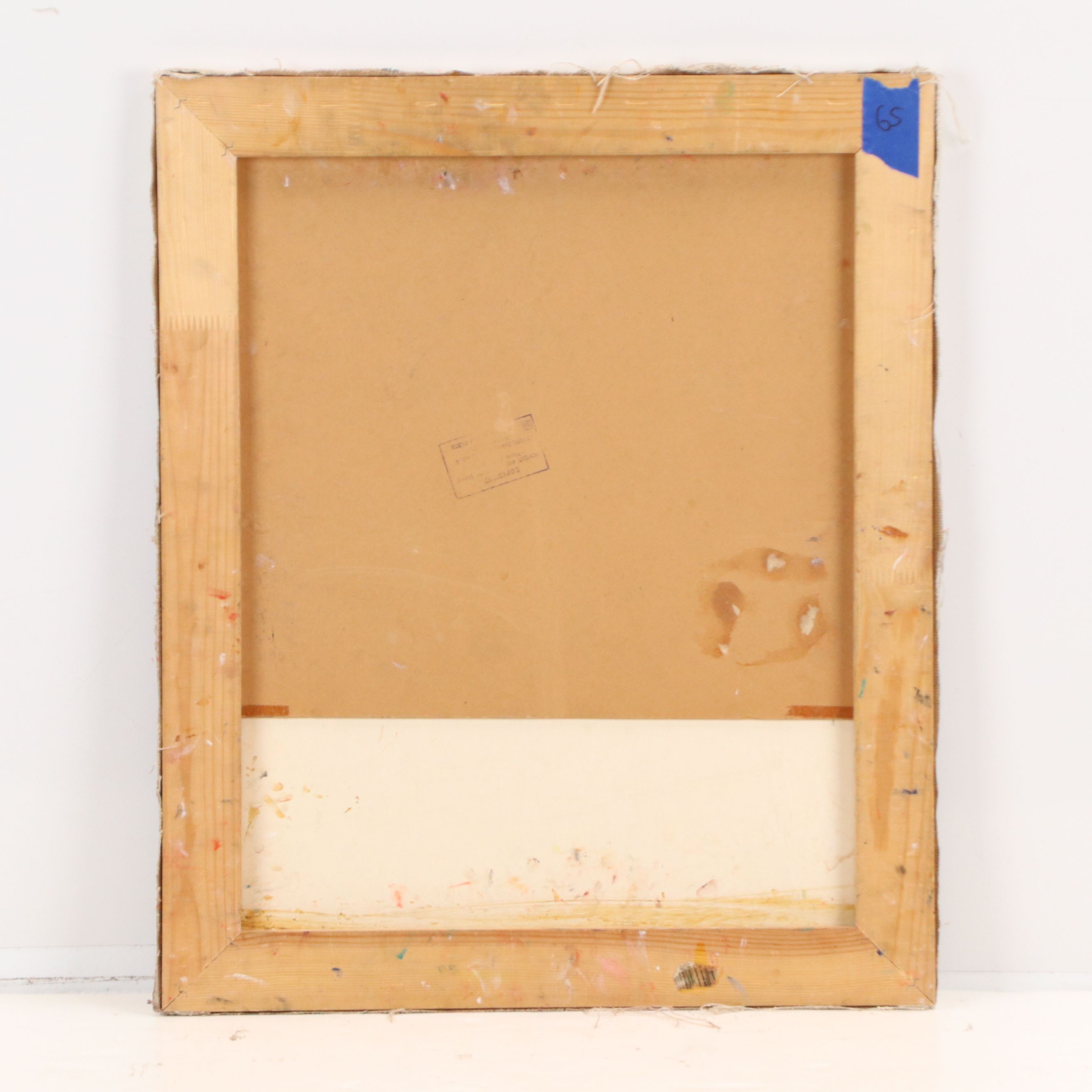 Nikolay Manuylov "Kuk" Surrealistic Oil Panting of Figure with Veil, 2012