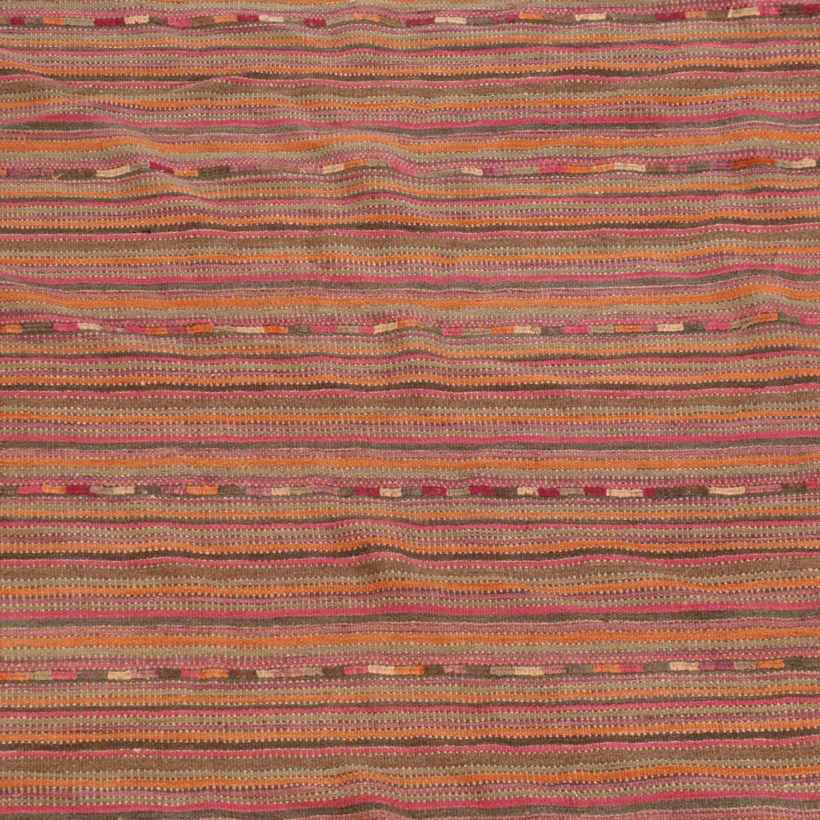 6'1 x 6'3 Handwoven Multicolor Square Area Rug