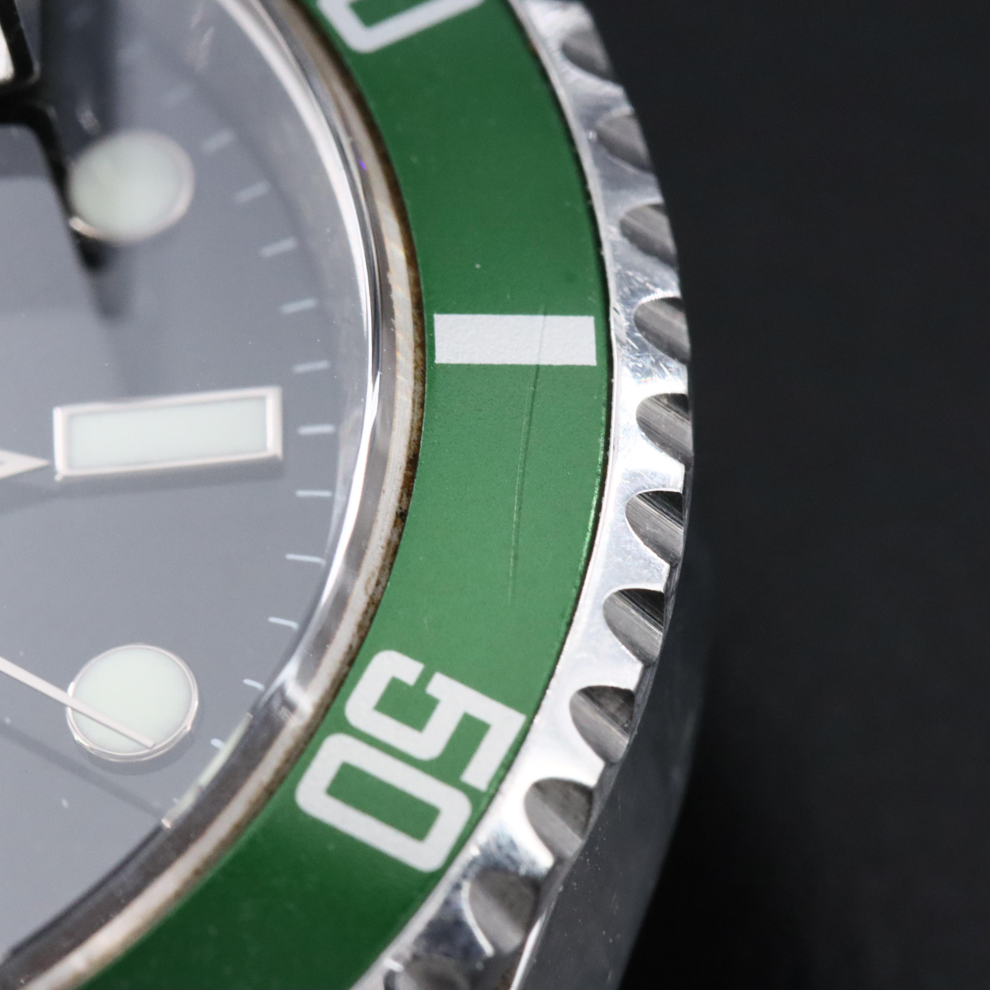 2007 Rolex Submariner "Kermit" 16610V Date Watch