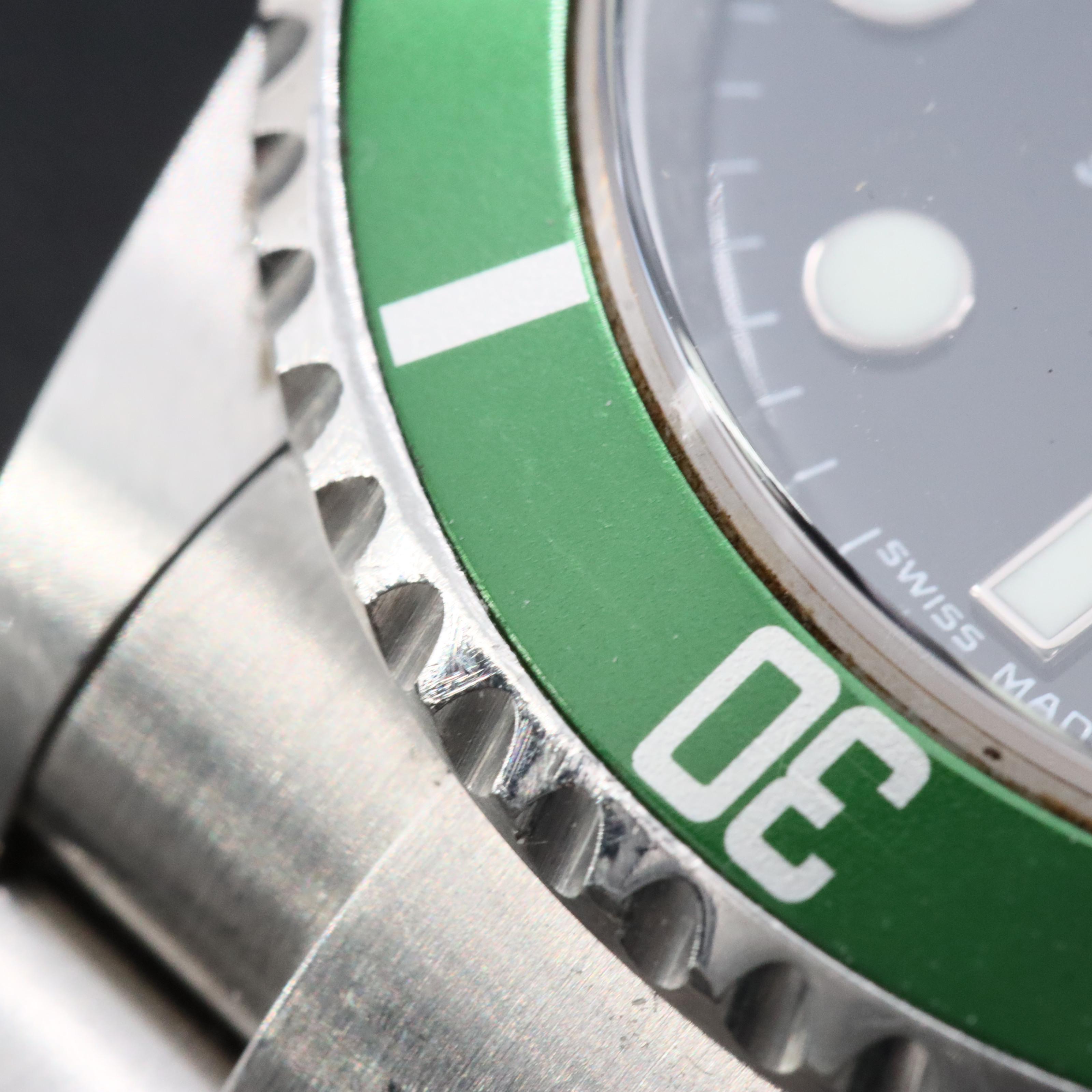 2007 Rolex Submariner "Kermit" 16610V Date Watch